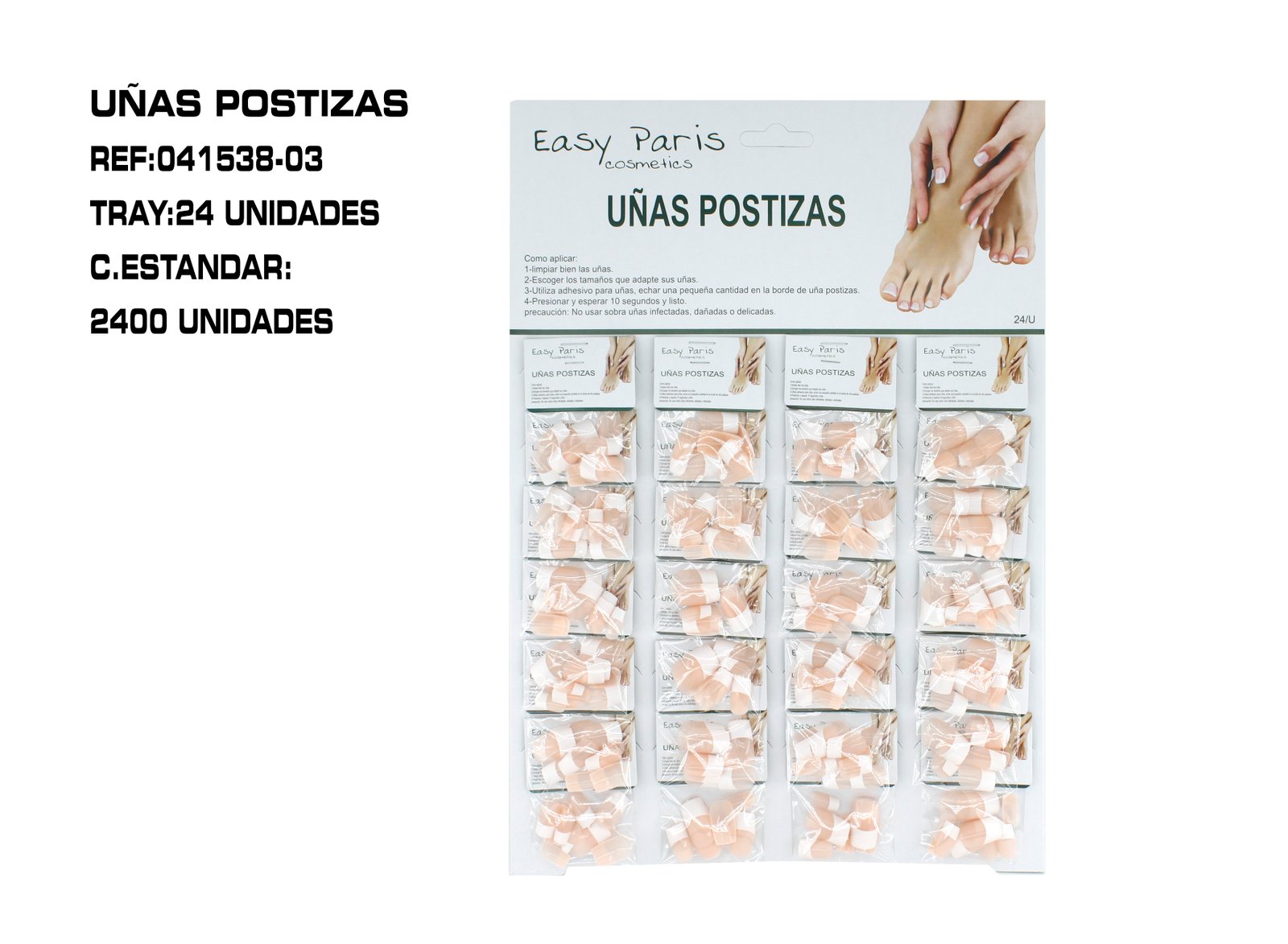 UÑAS POSTIZAS COLOR NUDE
