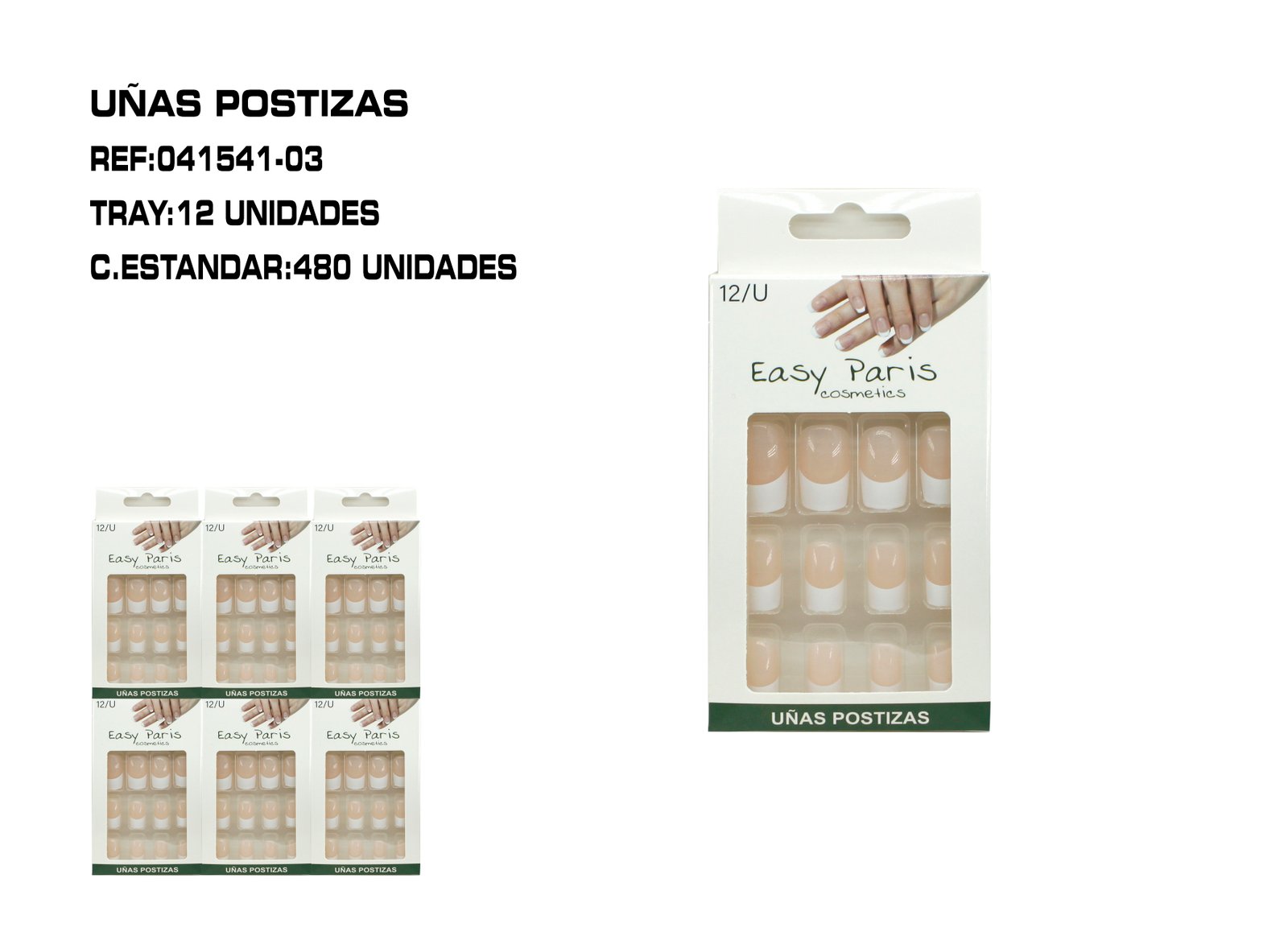 UÑAS POSTIZAS COLOR NUDE