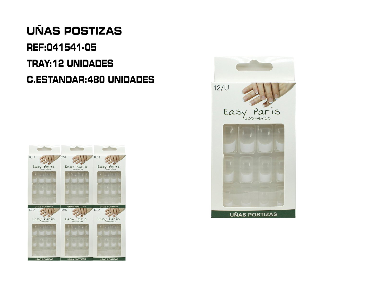 UÑAS POSTIZAS INCOLOR