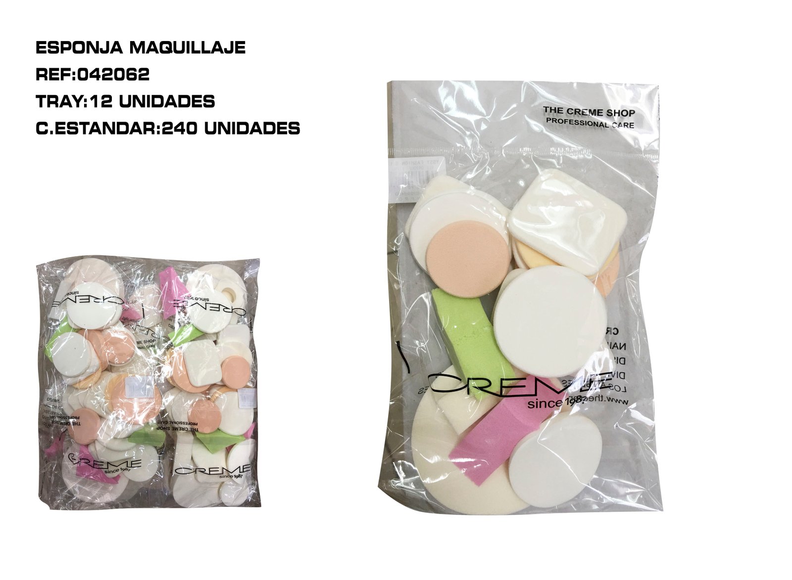 BOLSA DE ESPONJAS SURTIDAS