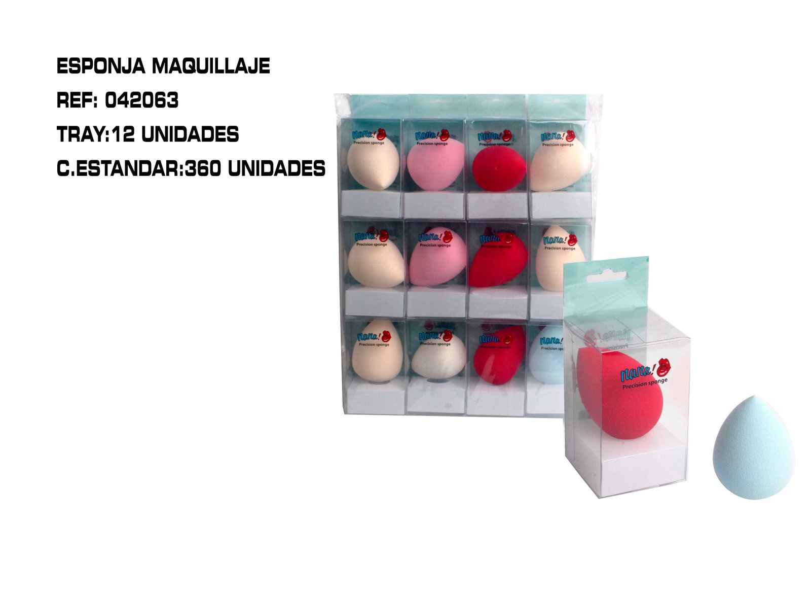 ESPONJA MAQUILLAJE FORMA GOTA