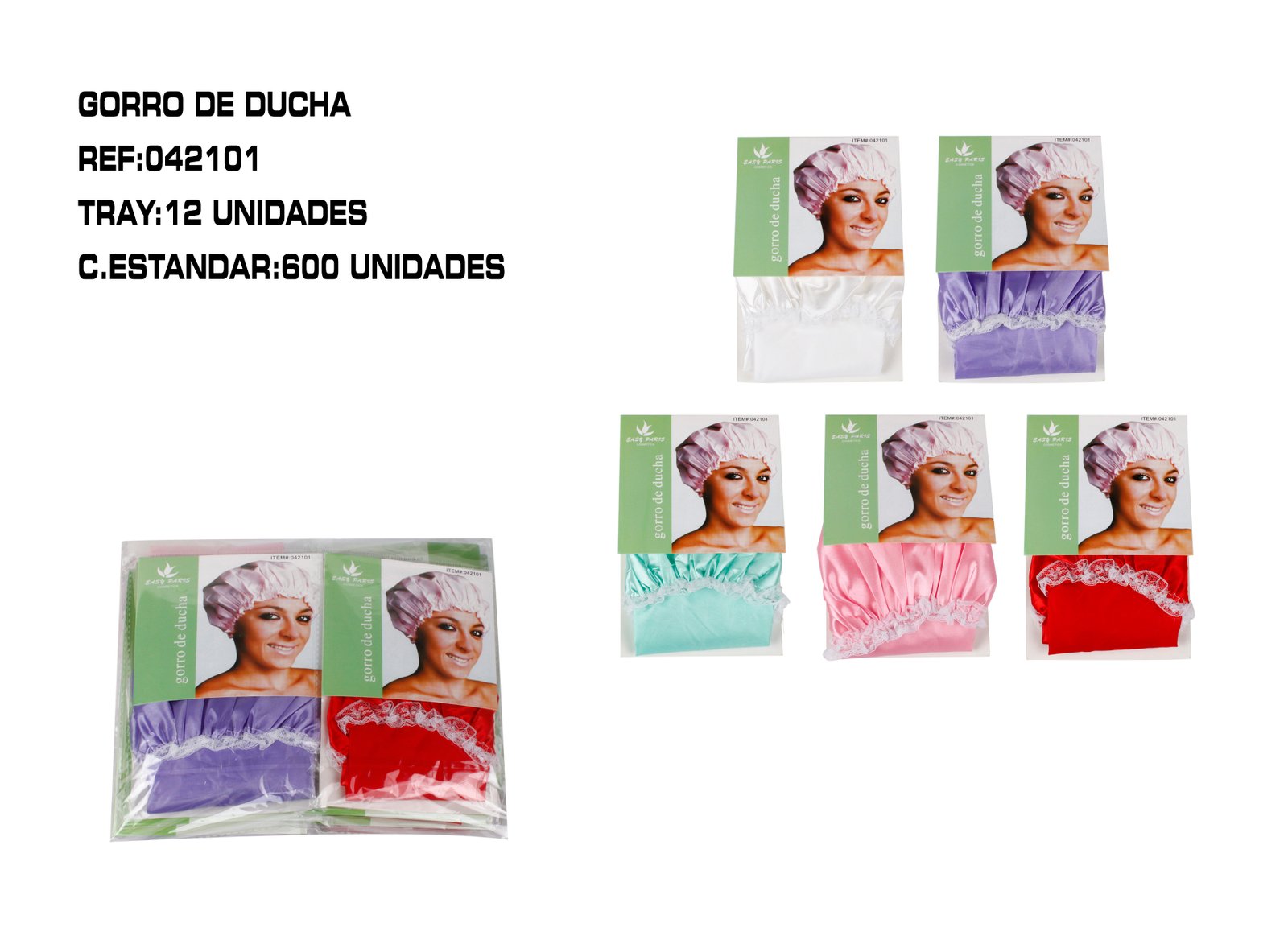 GORRO DE DUCHA COLOR SURTIDO