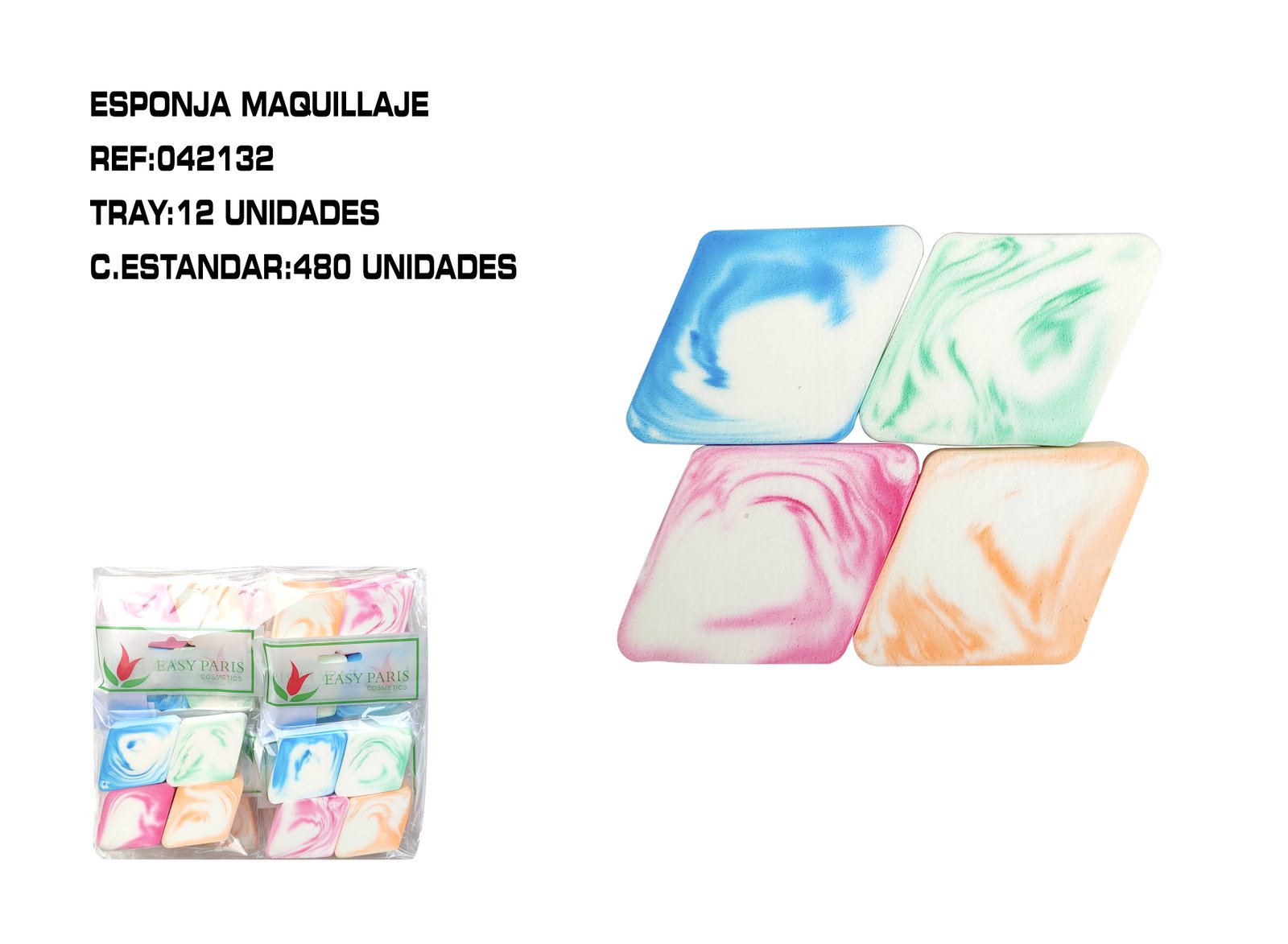 ESPONJA DE MAQ.CUADRAD.OBLICUO