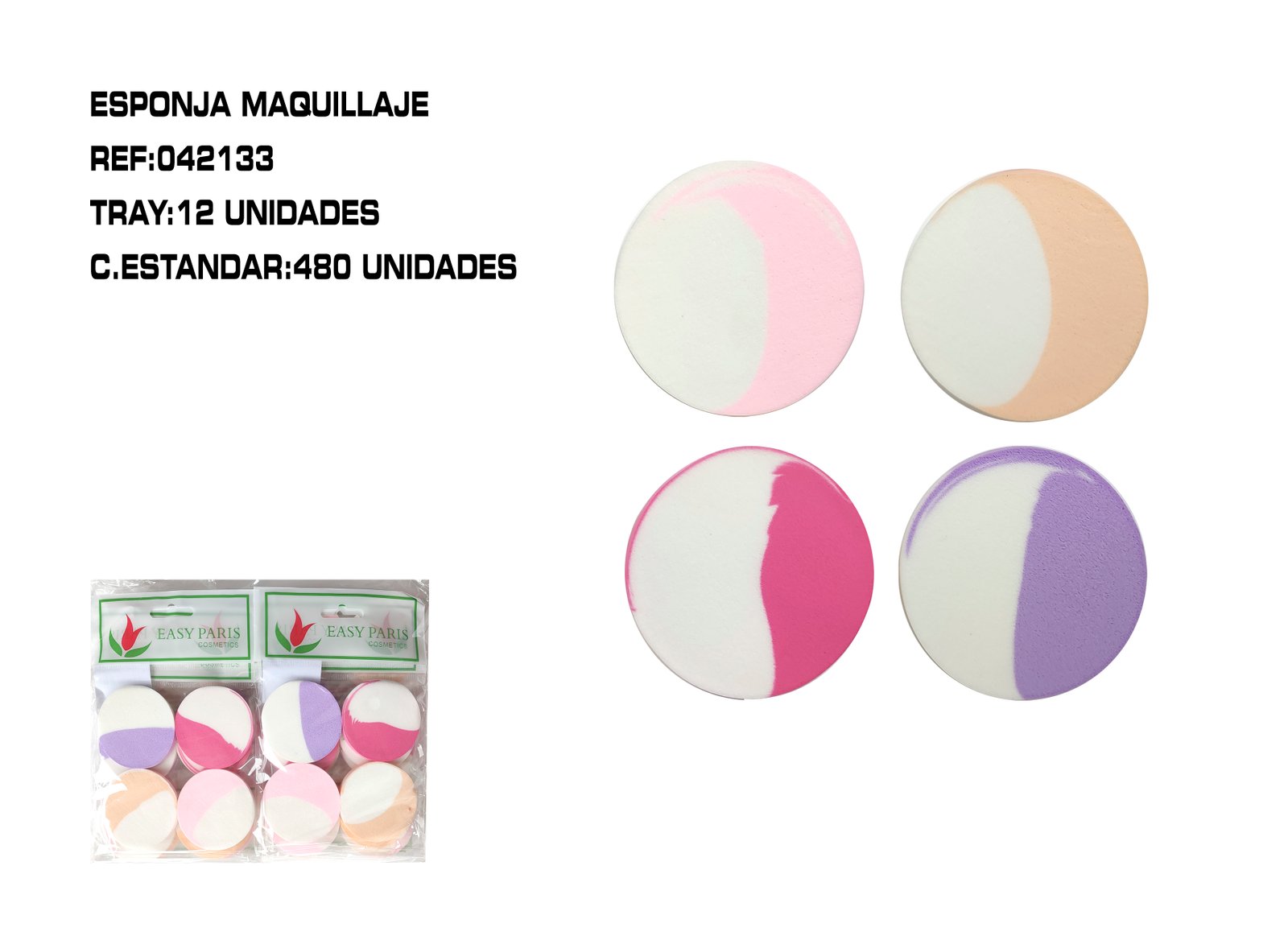 ESPONJA DE MAQ.4 CIRCULOS