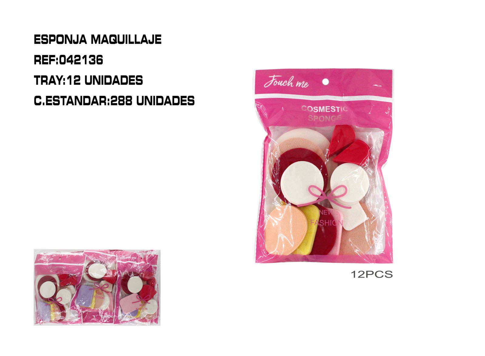 JGO.12 ESPONJAS MAQUILLAR
