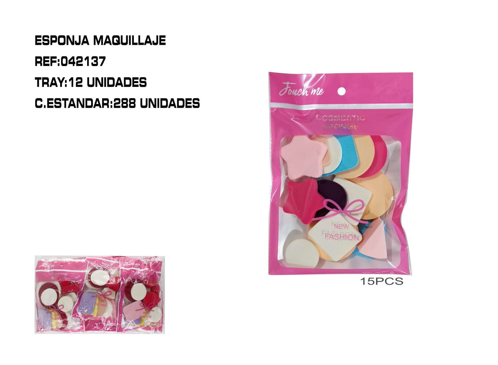JGO.15 ESPONJAS MAQUILLAR