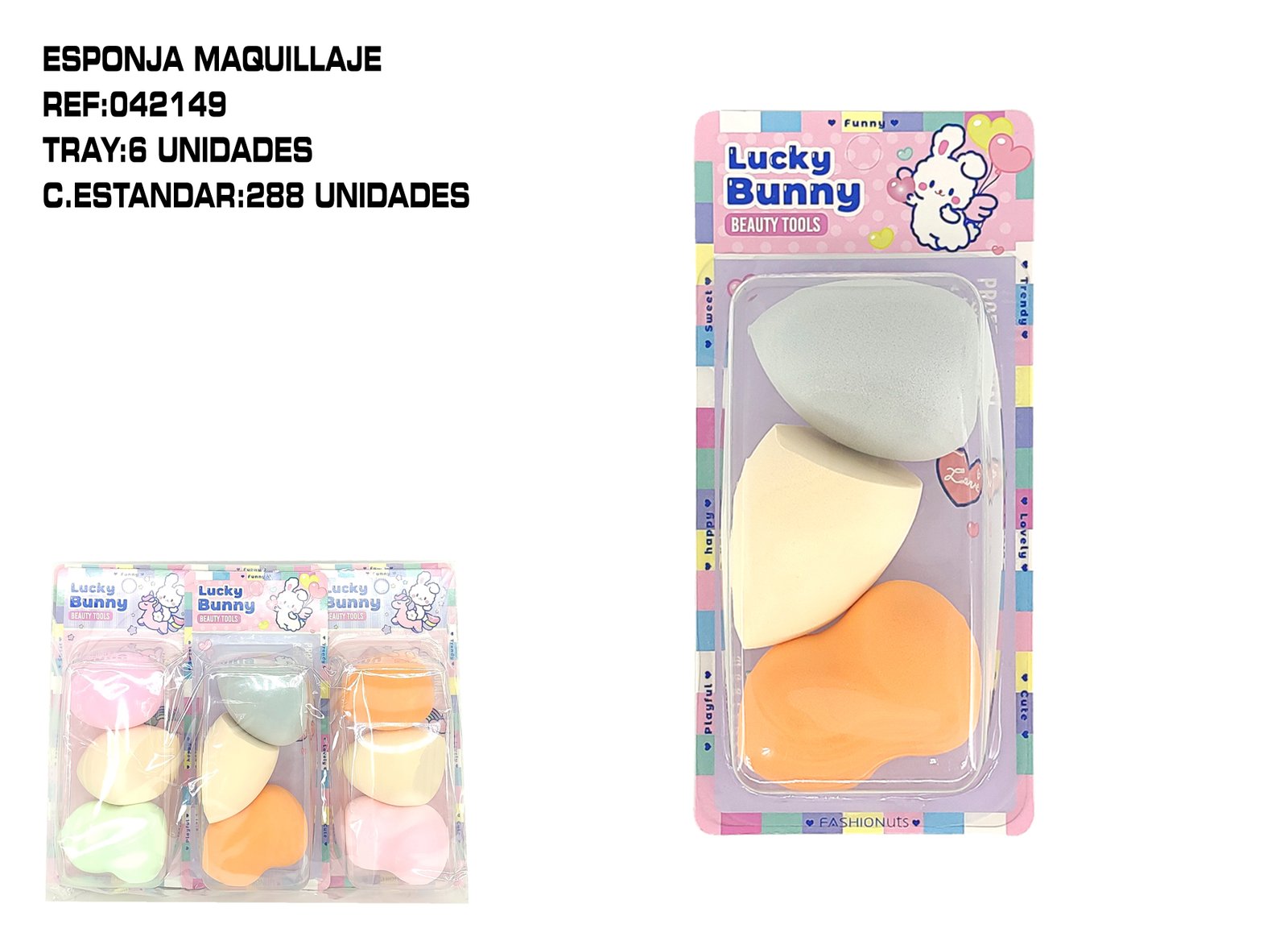 SET 3 ESPONJAS DE MAQ.