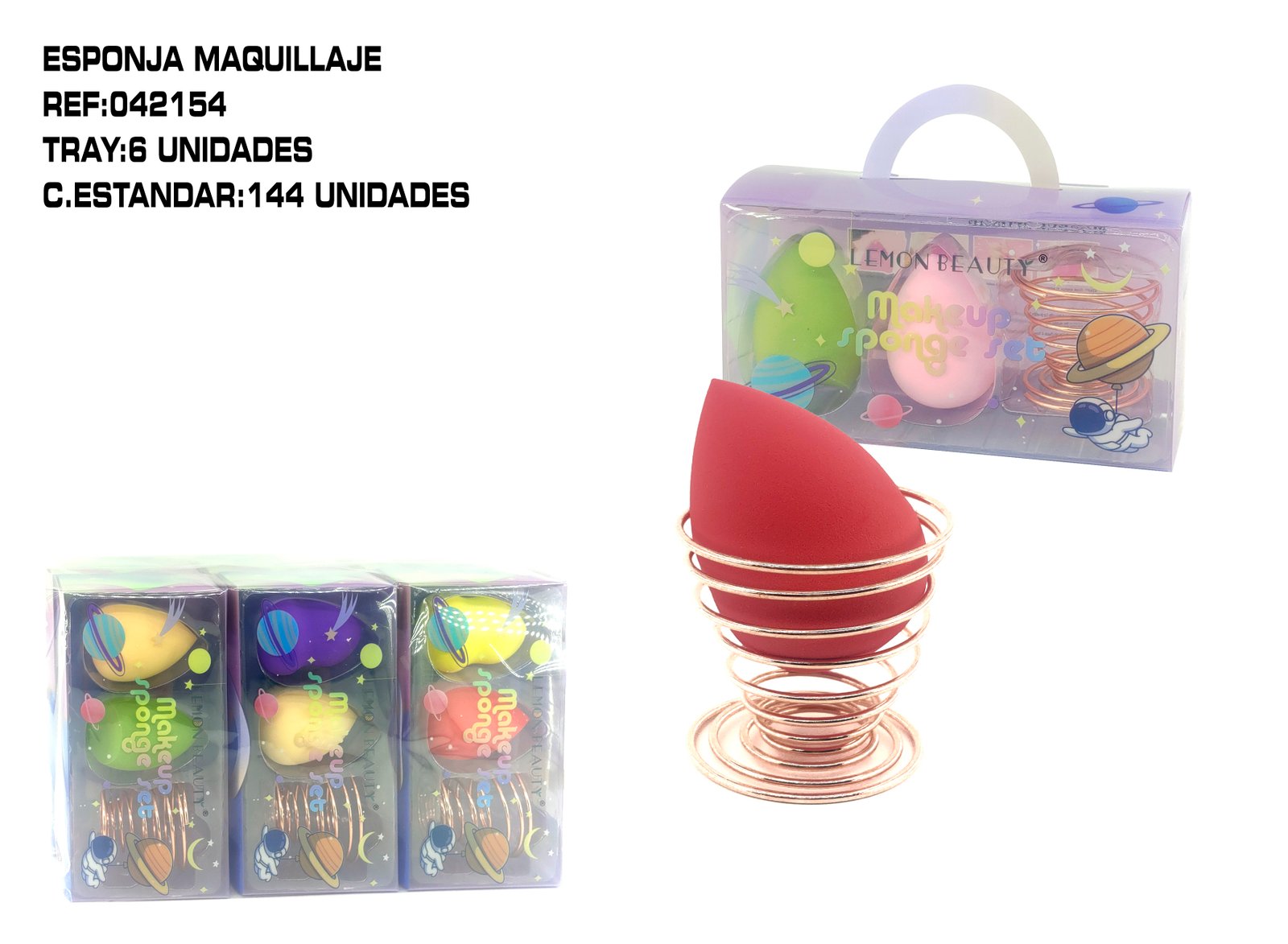 PACK 2 ESPONJAS DE MAQ C/SOPORTE