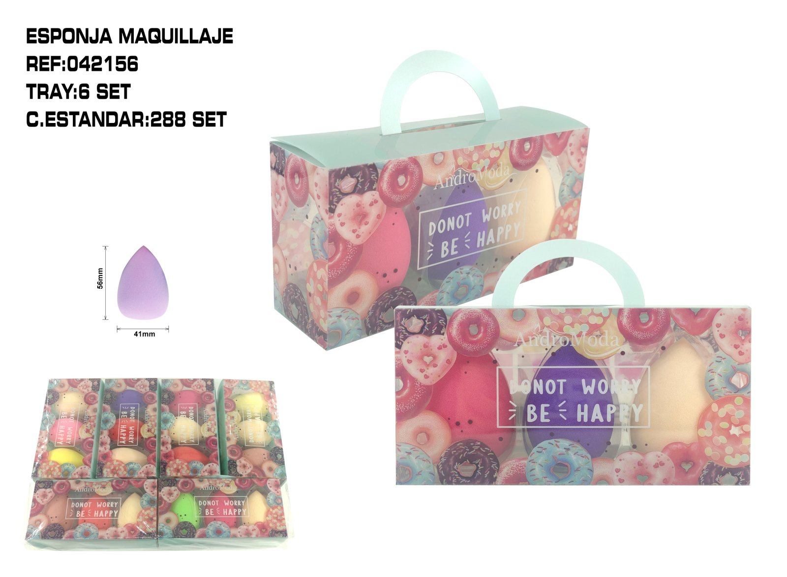 PACK 3 ESPONJAS DE MAQ.6/P