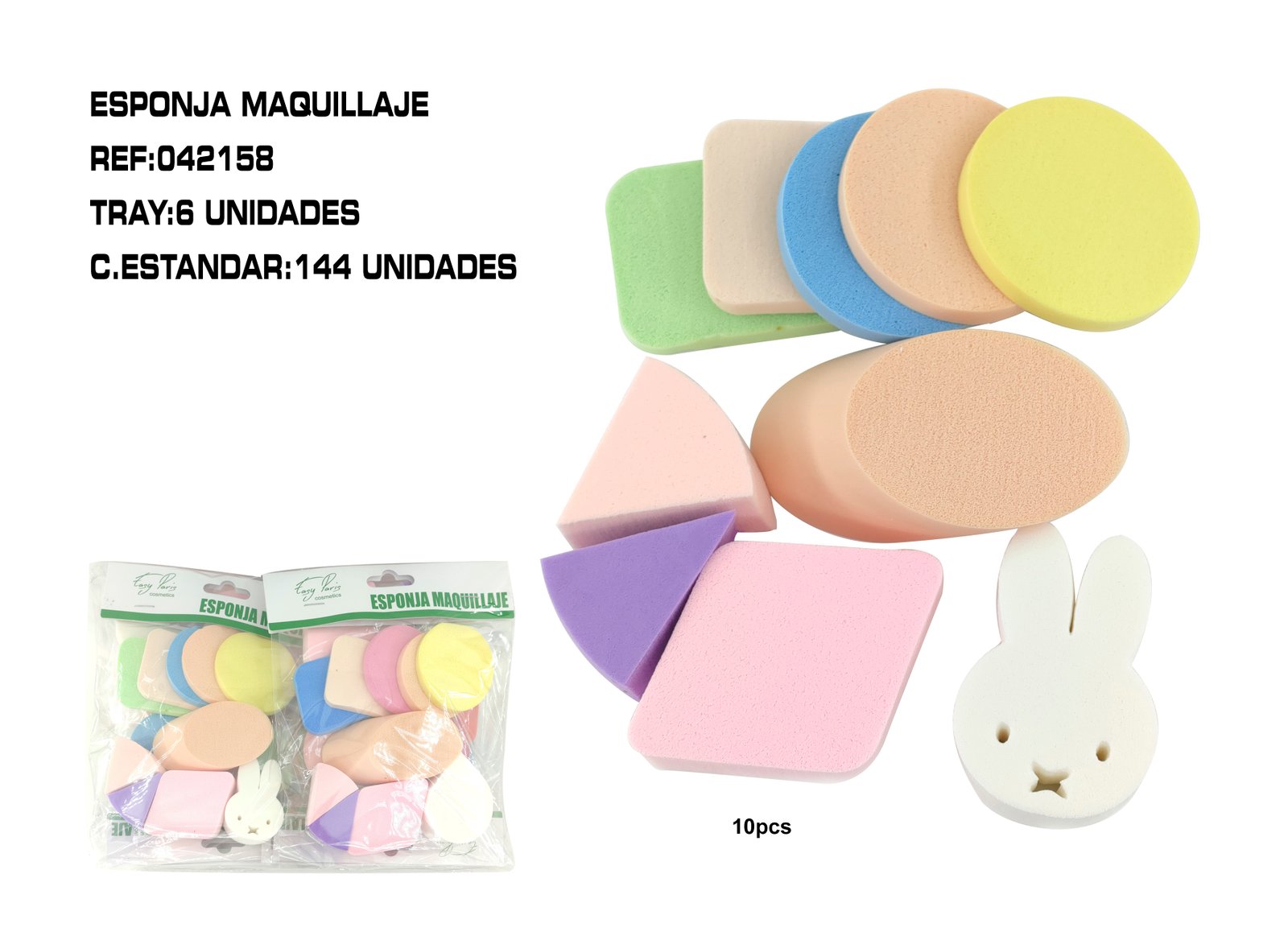 JGO.ESPONJAS DE MAQUILLAR