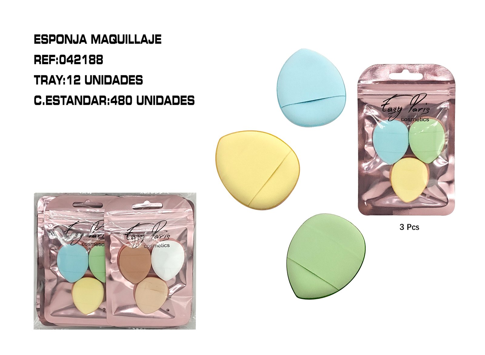 3 MINIS BORLAS DE MAQ.LATEX