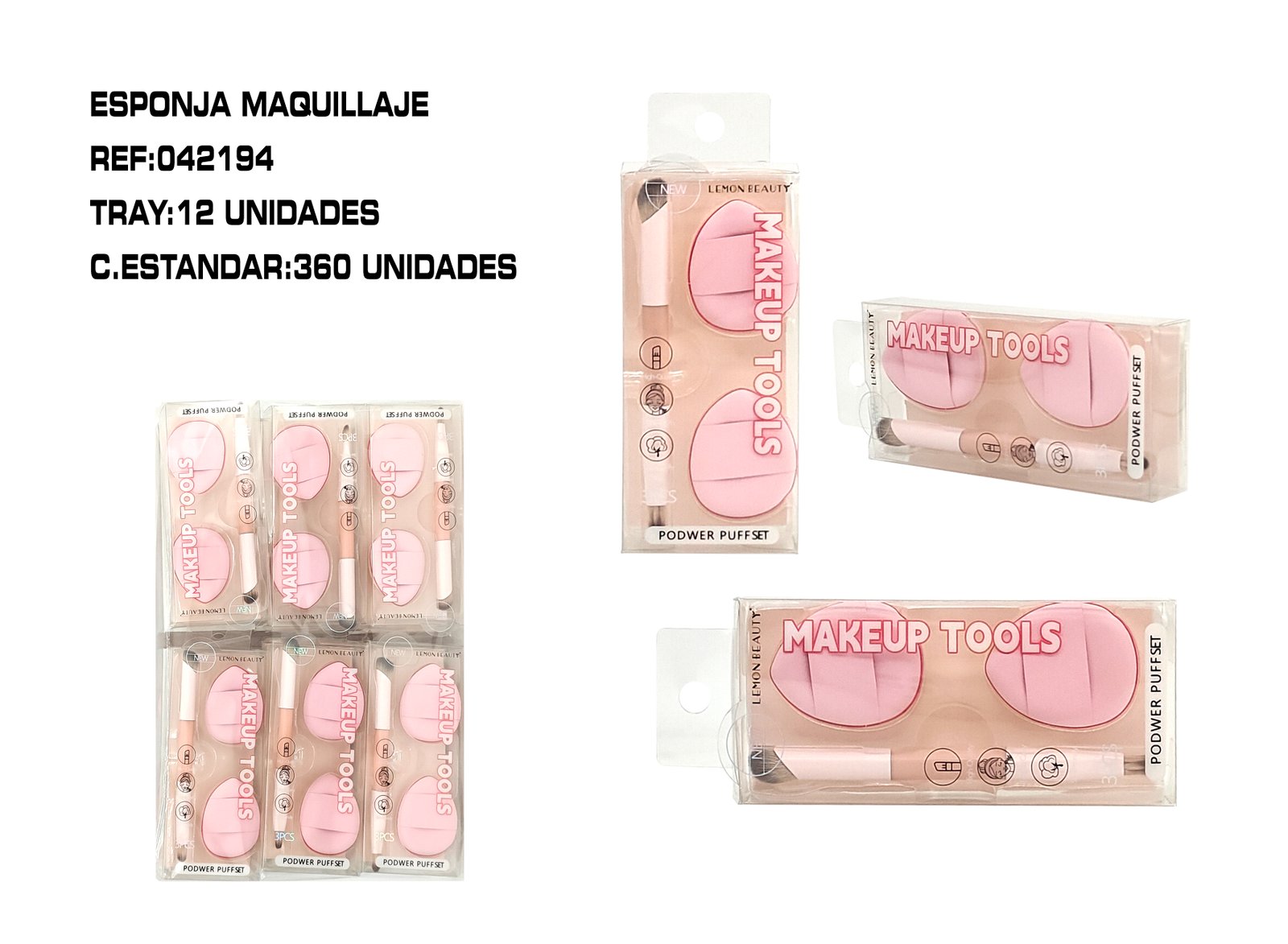 SET BROCHA DE MAQ.C/2 MINI BORLAS