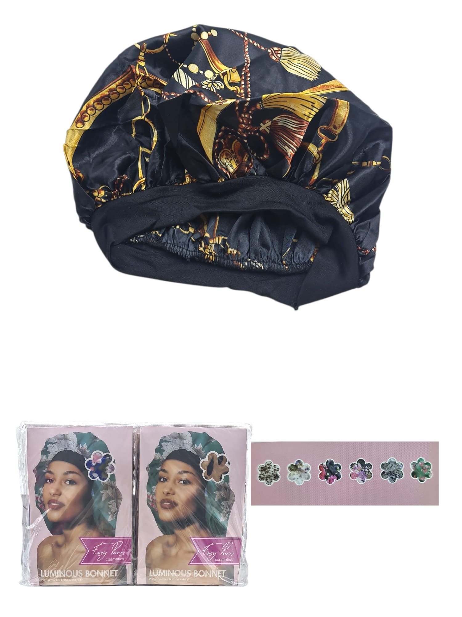 GORRO DE SATEN ESTAMPADO