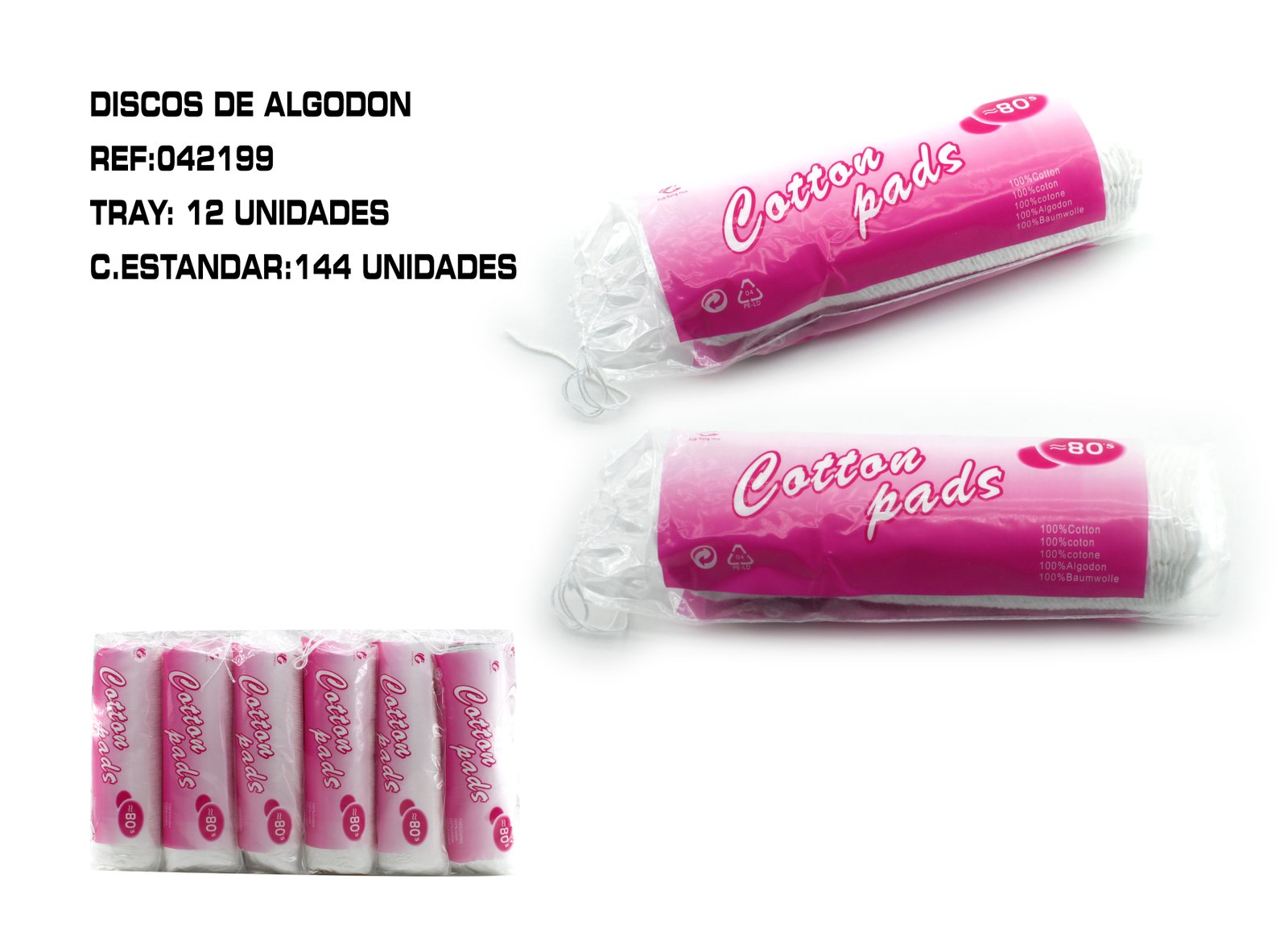 80U DISCO DE ALGODON
