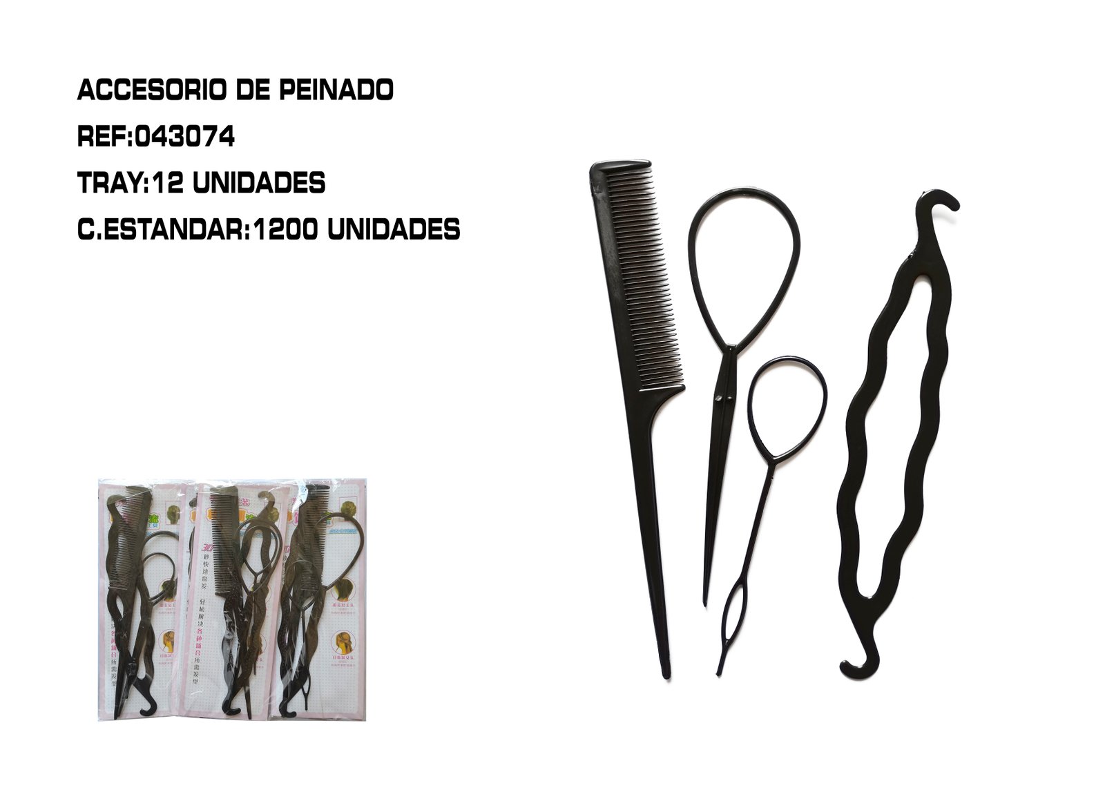 JGO.4P PARA PEINAR NGR