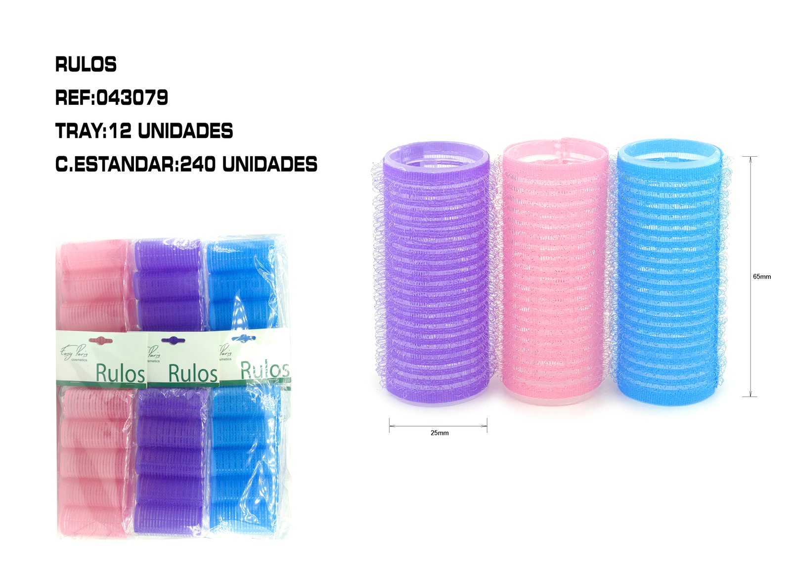 5U RULOS 2.5CM NYLON