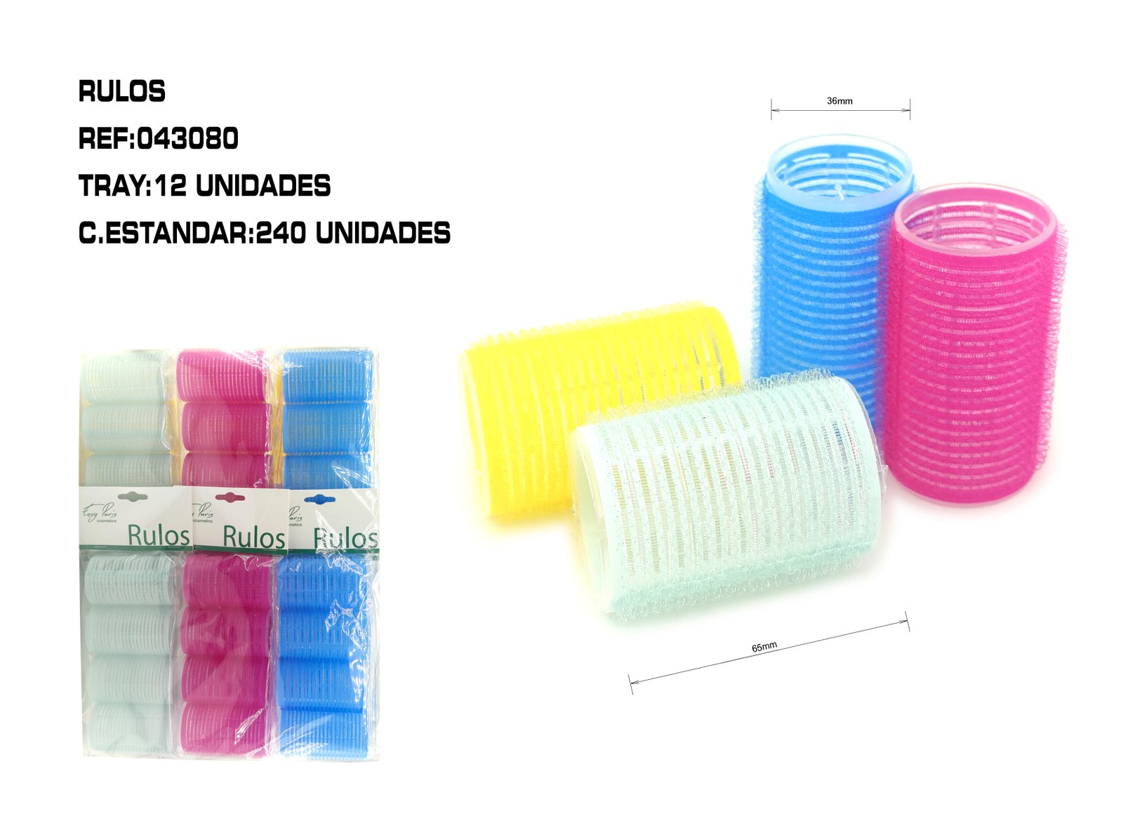 4 RULOS NYLON 3.6CM 12/P