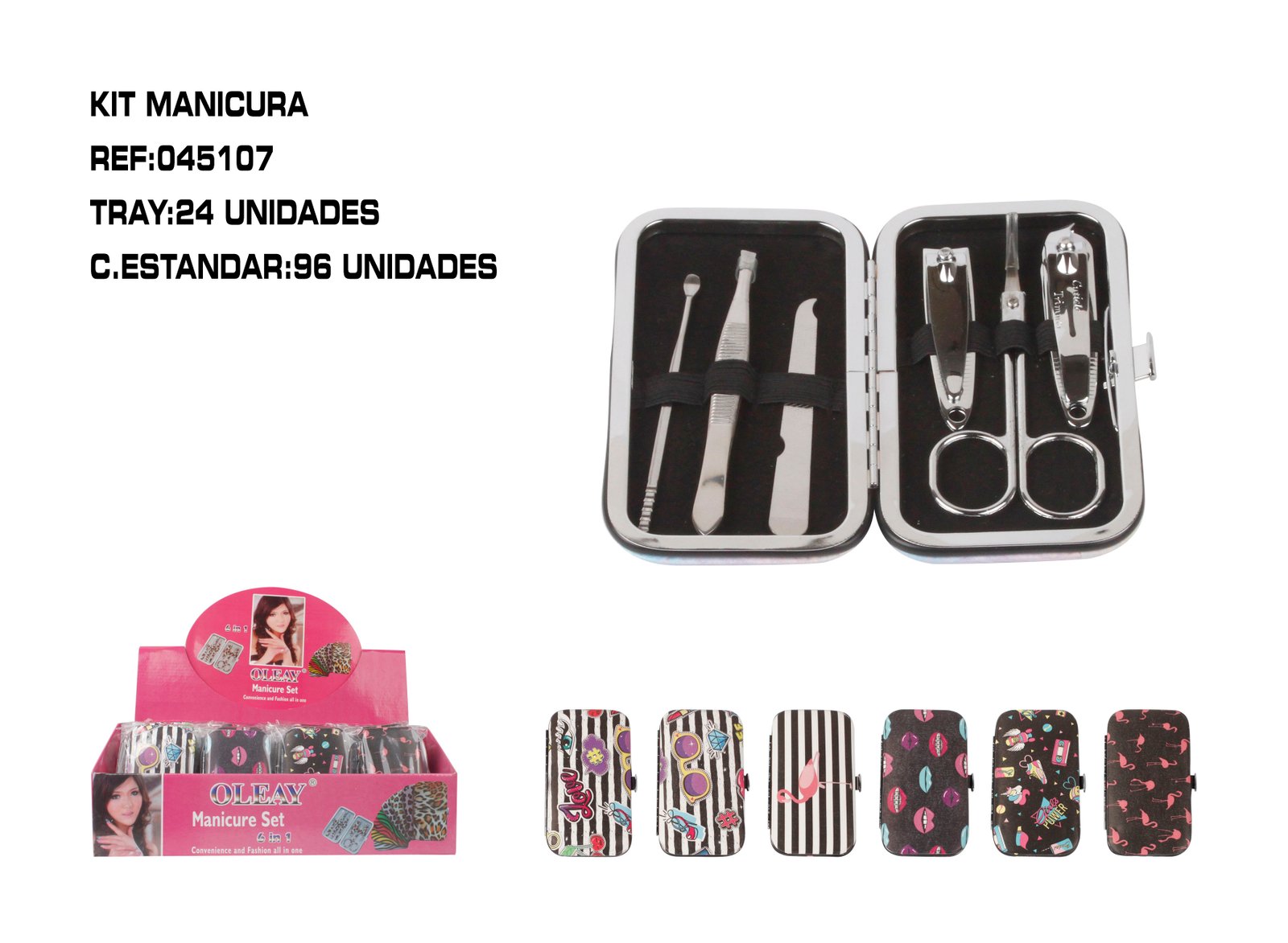 JUEGO DE MANICURAS 4 MODELOS