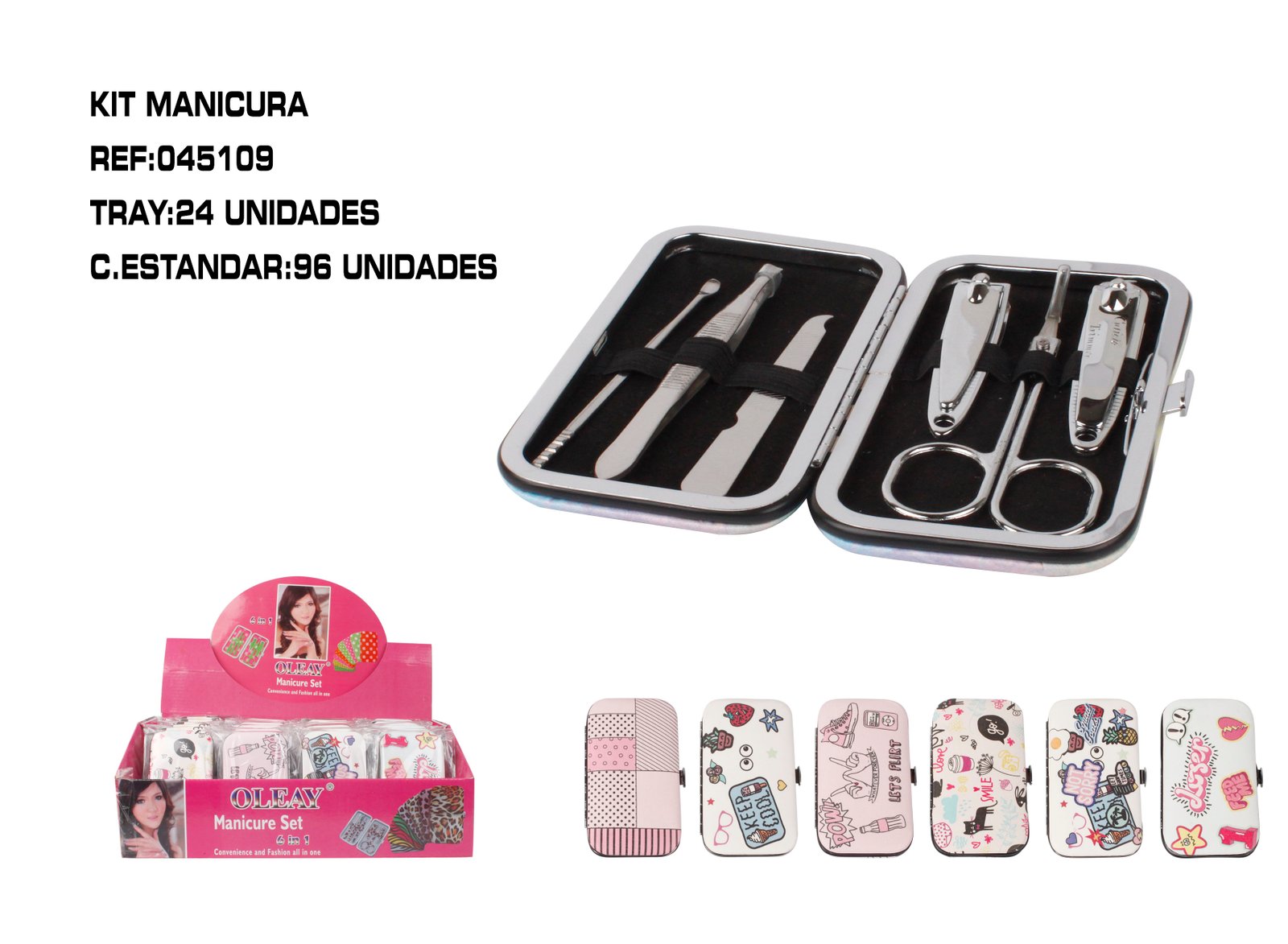 JUEGO DE MANICURAS 4 MODELOS