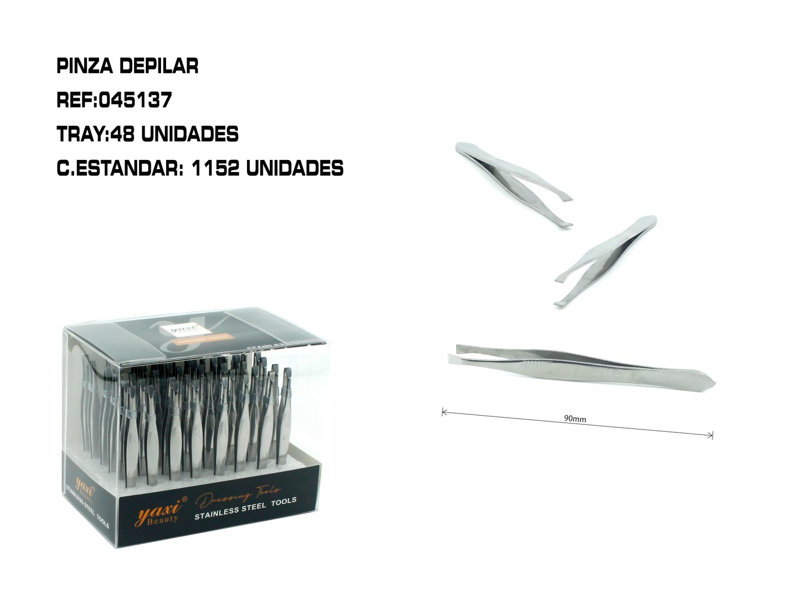 EXP. PINZA DEPILAR PLANA