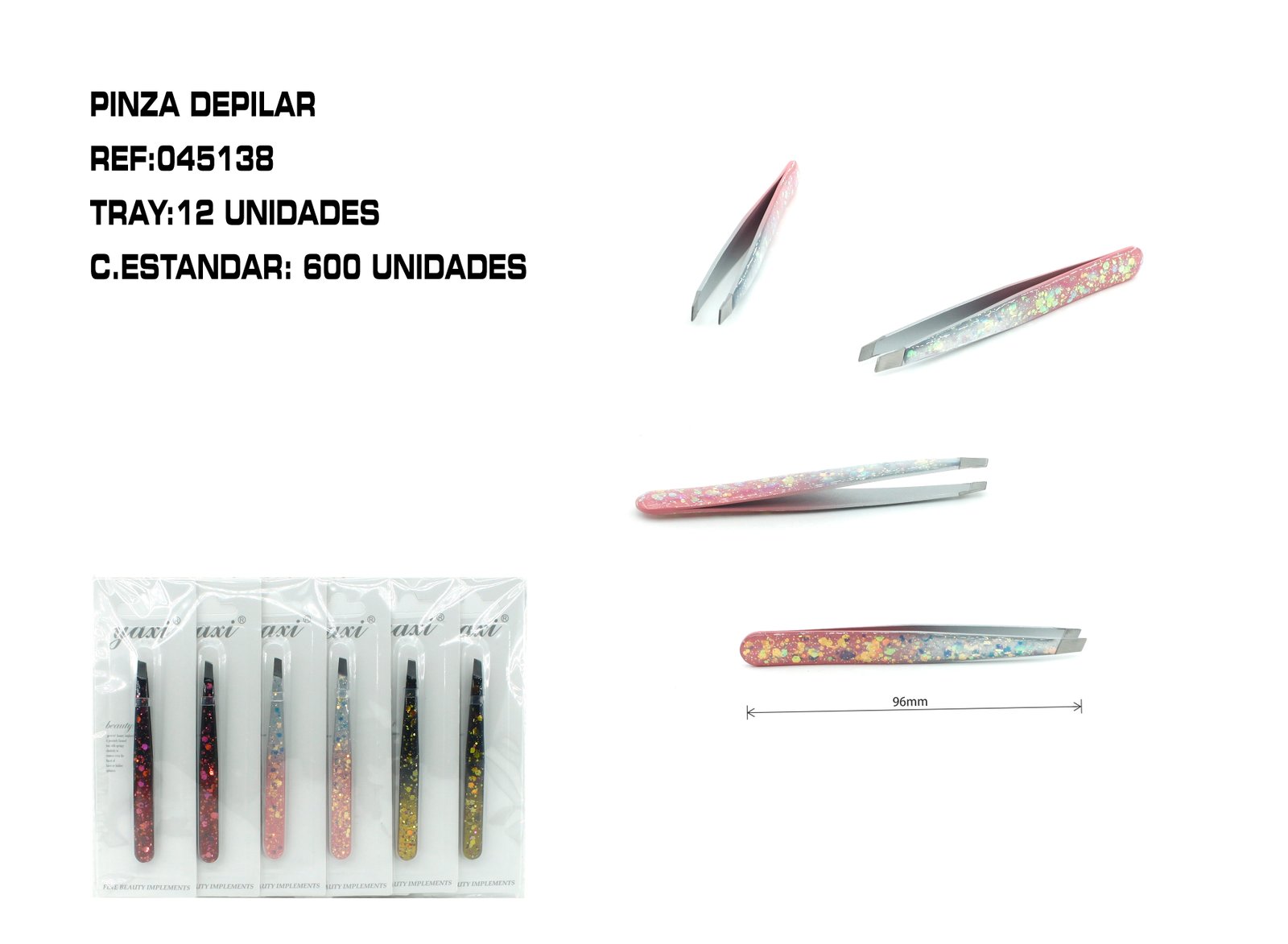 PINZA DEPILAR DECORADO