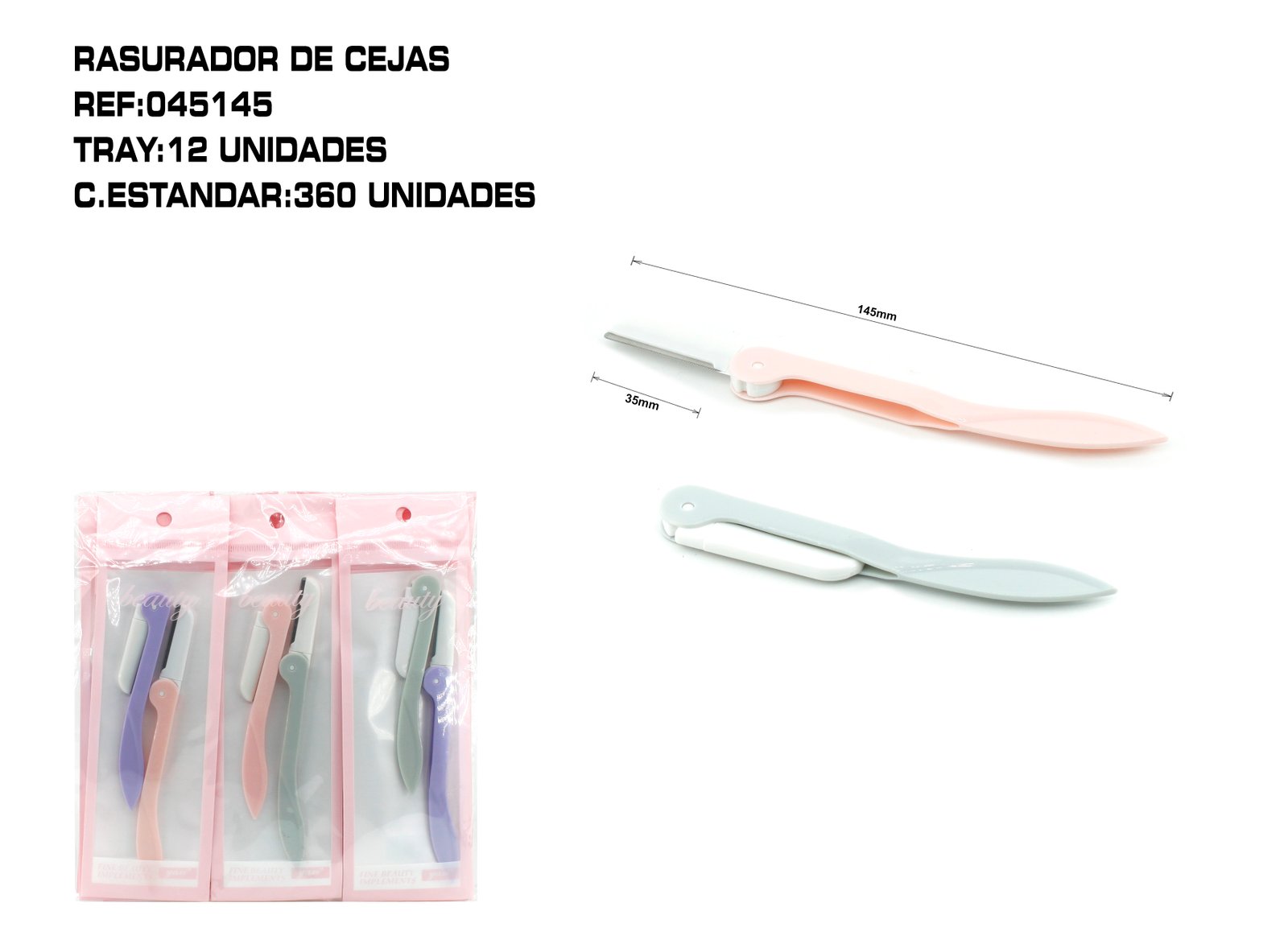 2 RASURADOR DE CEJAS