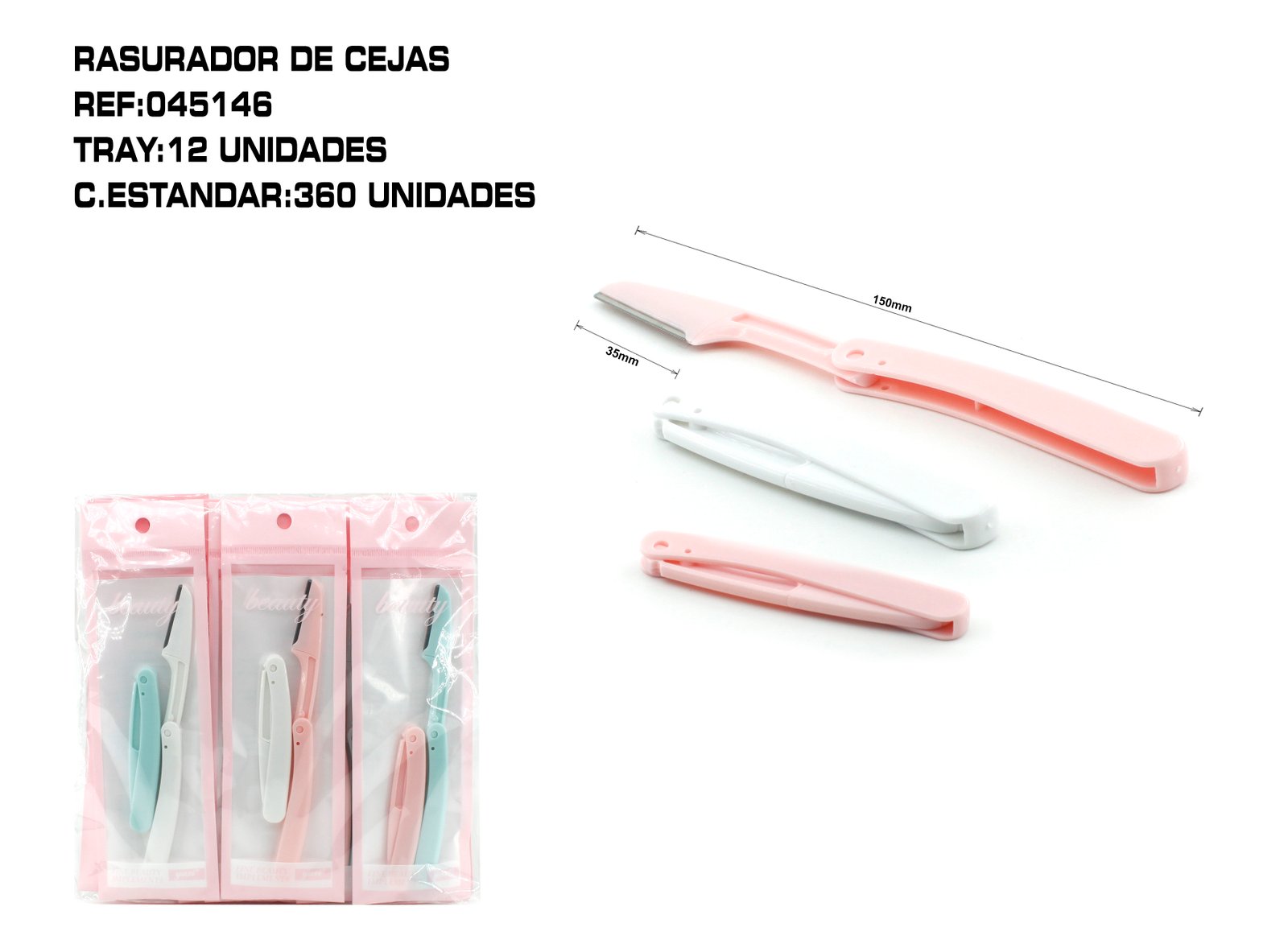 2 RASURADOR DE CEJAS