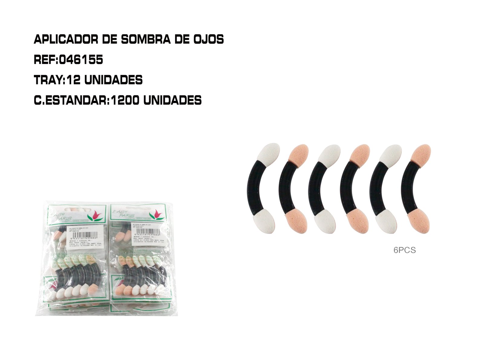 APLICADOR DE S.DE OJOS CURVADO