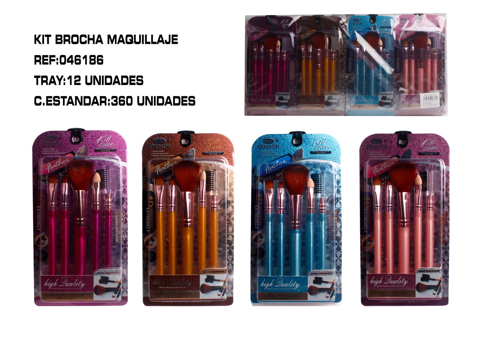 JGO.PINCEL PARA MAQUILLAR