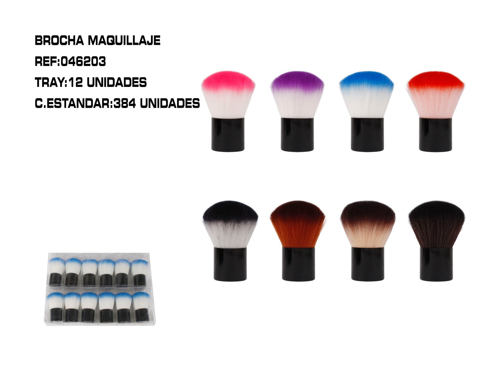 BROCHA FACIAL 30*30 COLOR