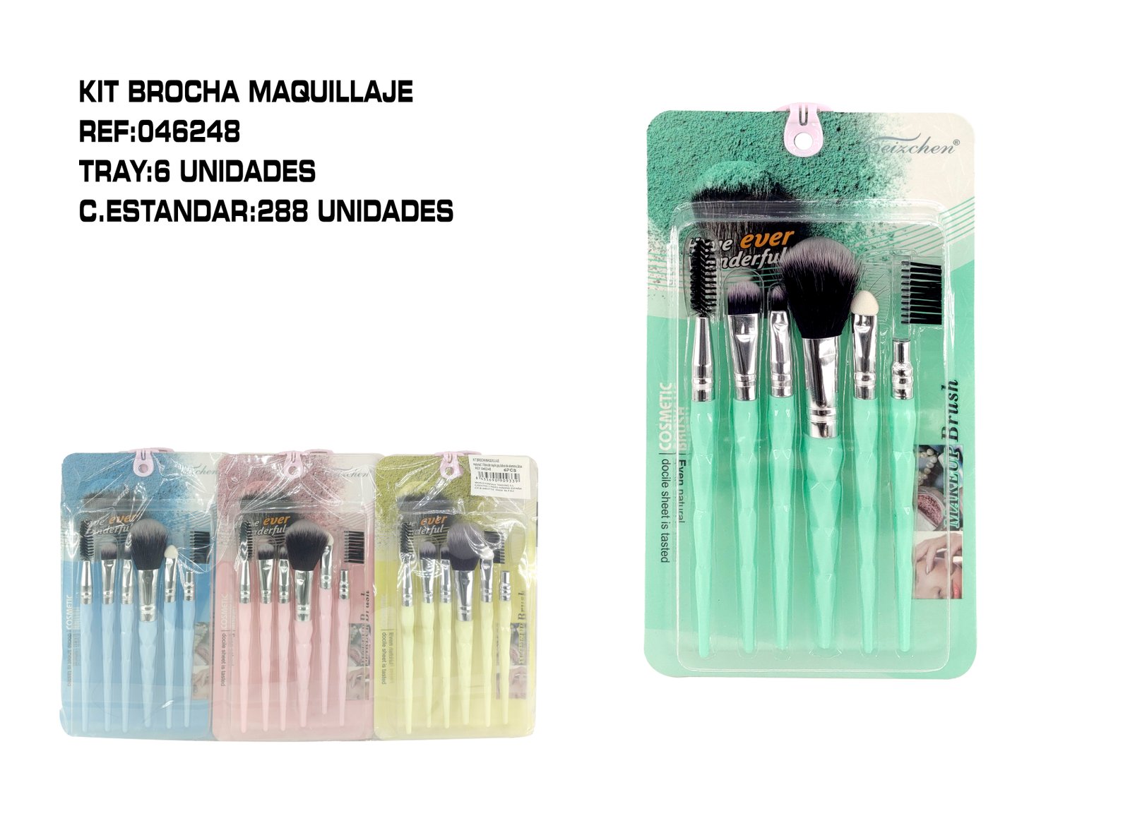 KIT 6 BROCHAS DE MAQ.6/U