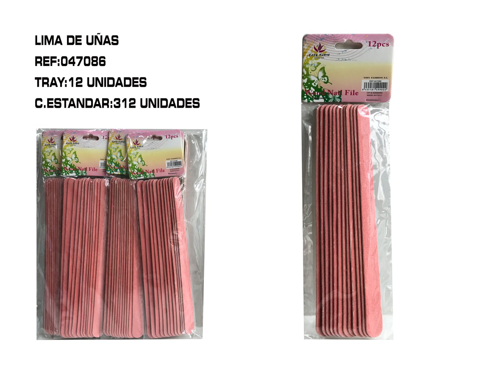 LIMA CARTON ROSA 17CM 12X26/U