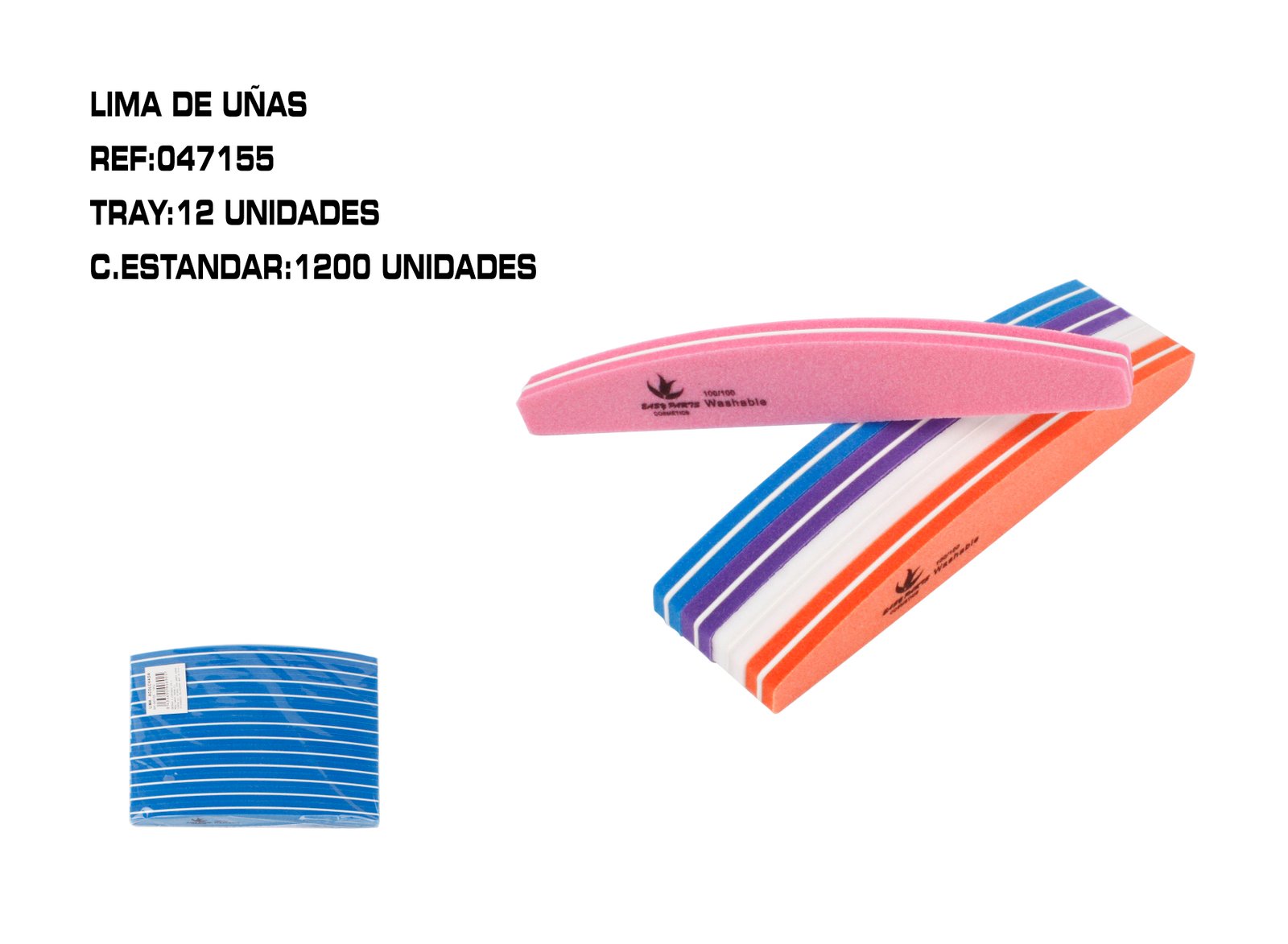 LIMA CURVA 100/100 COLOR SURTIDO