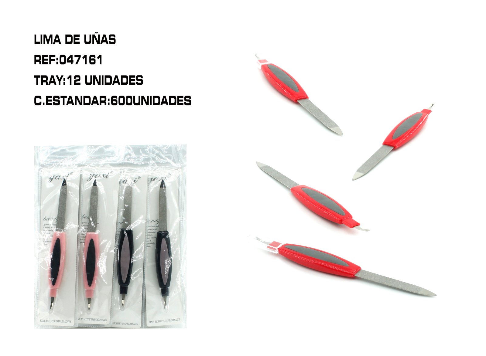LIMA DE UÑAS METAL+QUITACUTICULA