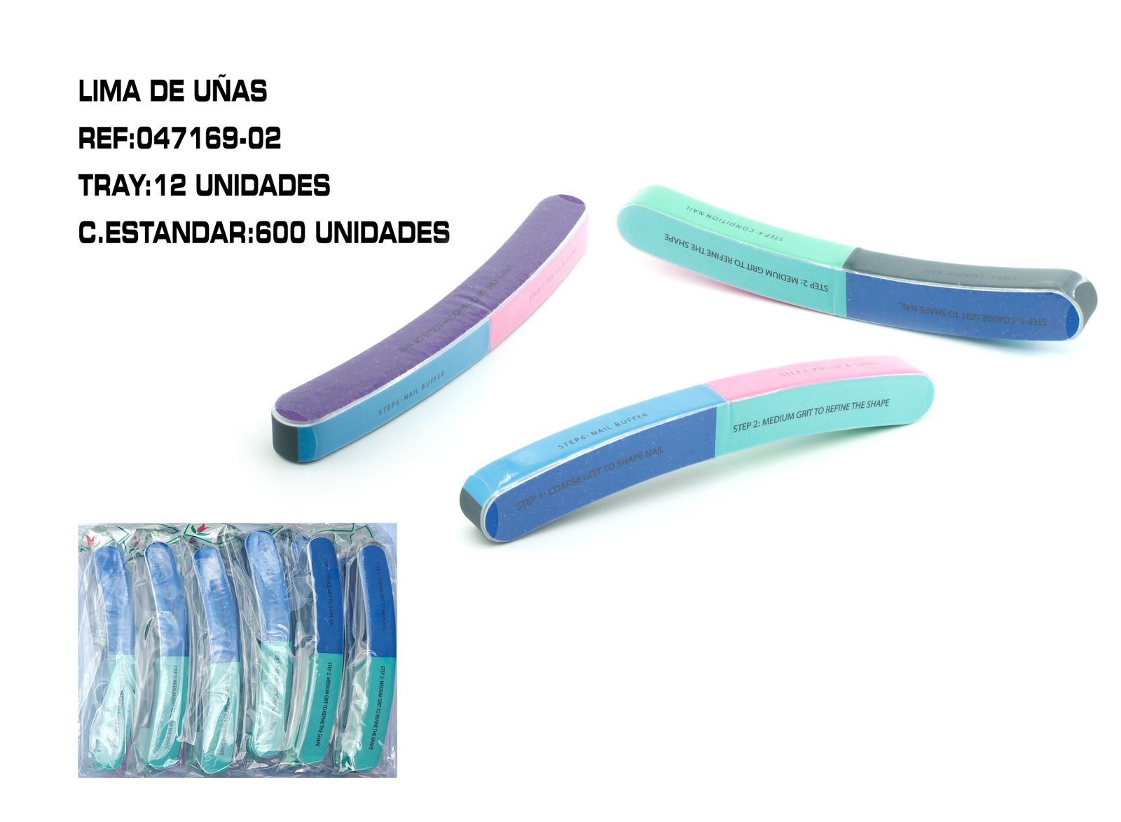 LIMA PULIDORA DE UÑAS 7 USOS