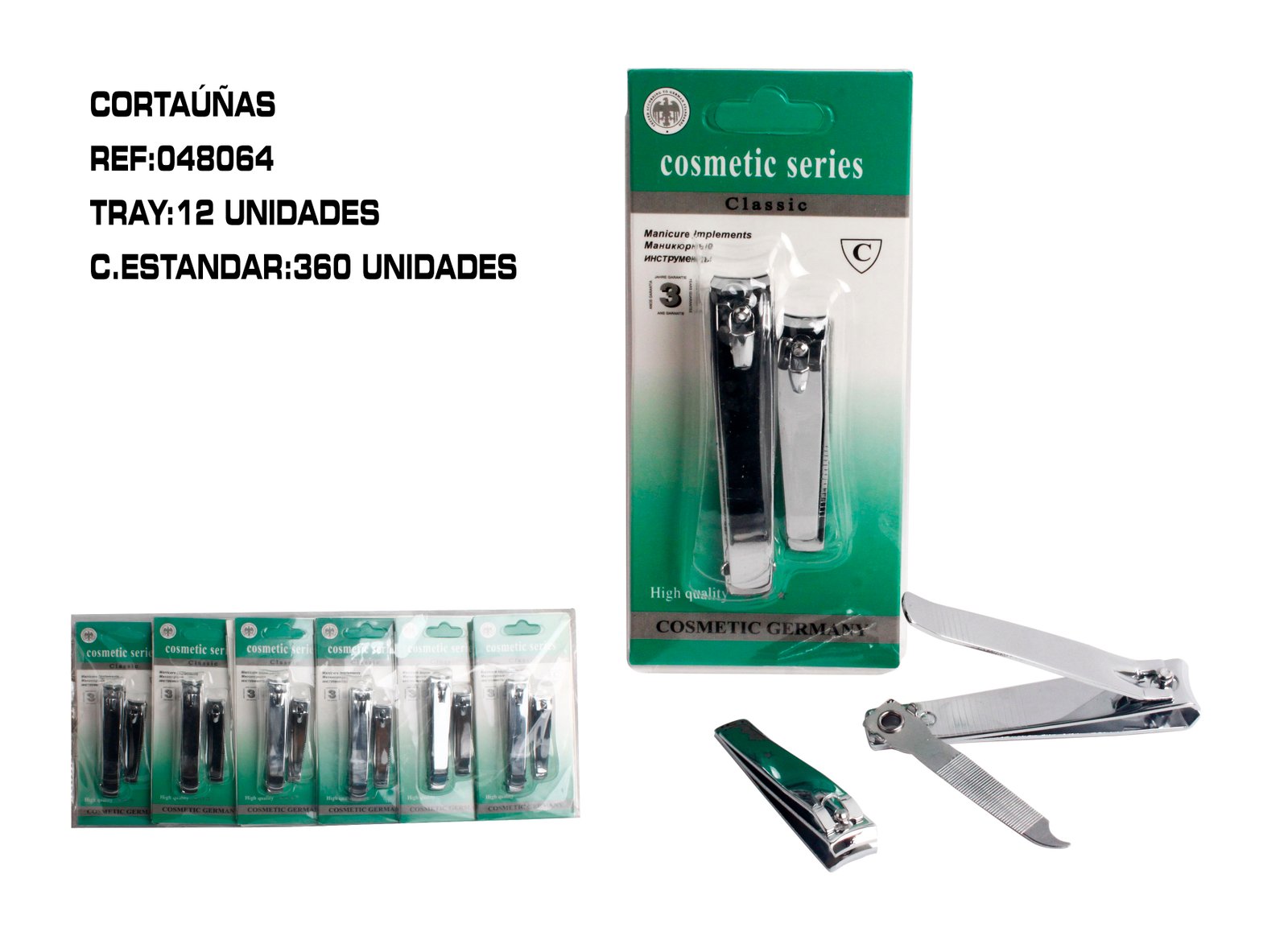 CORTAUÑAS PACK 2X12/U