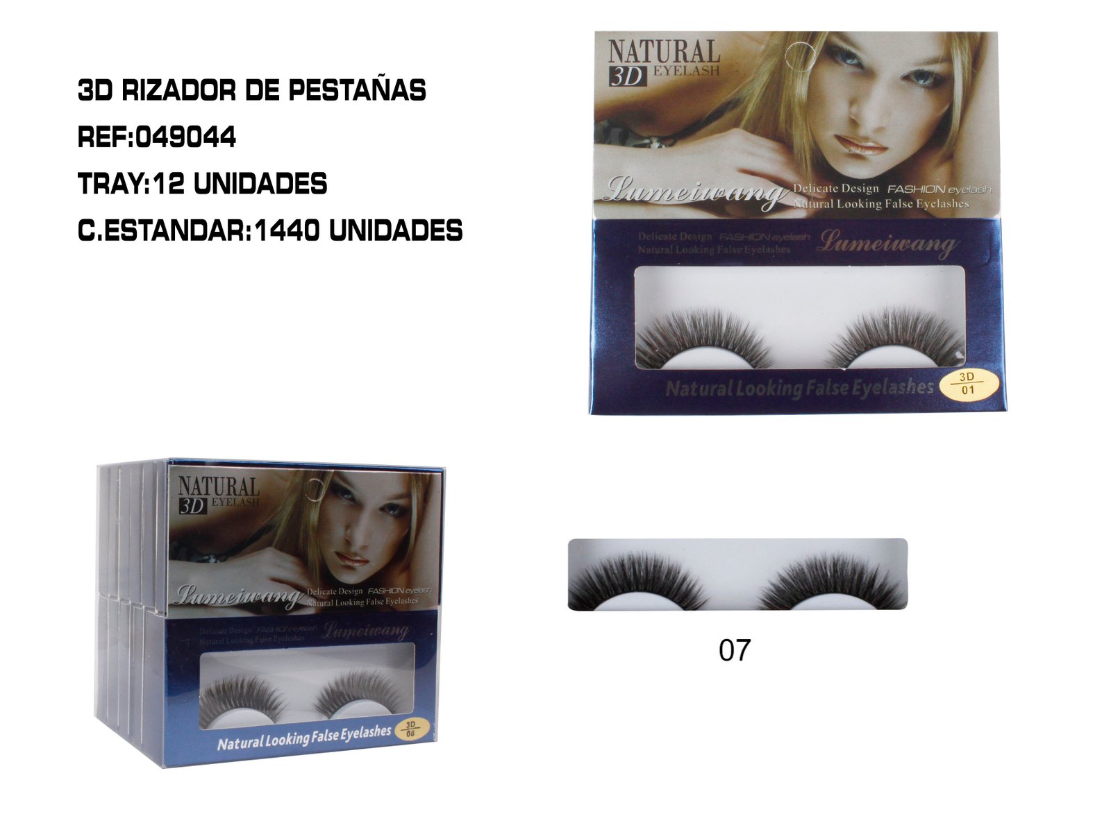 PESTAÑA POSTIZAS 3D