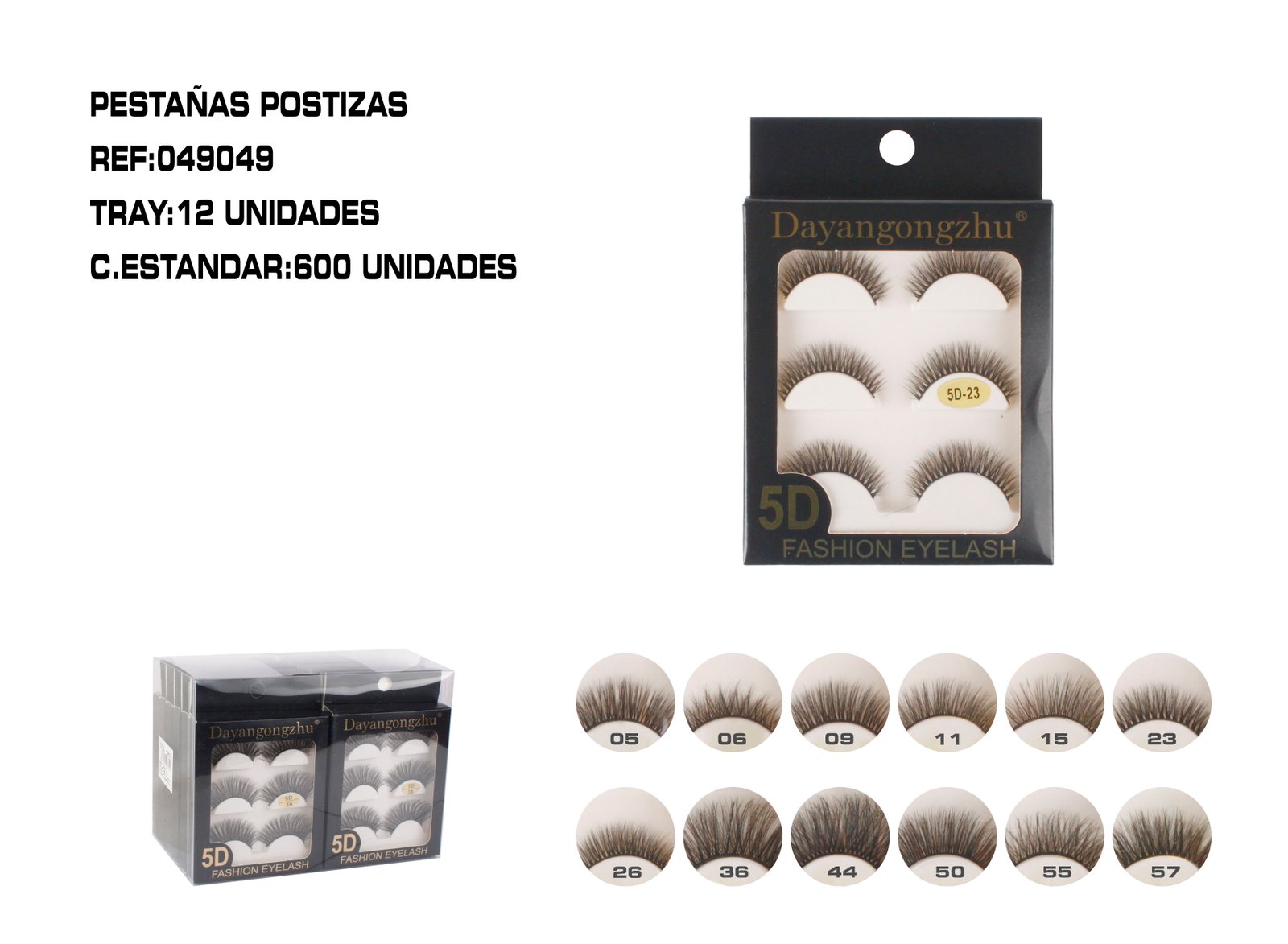 PESTAÑA POSTIZAS 3D