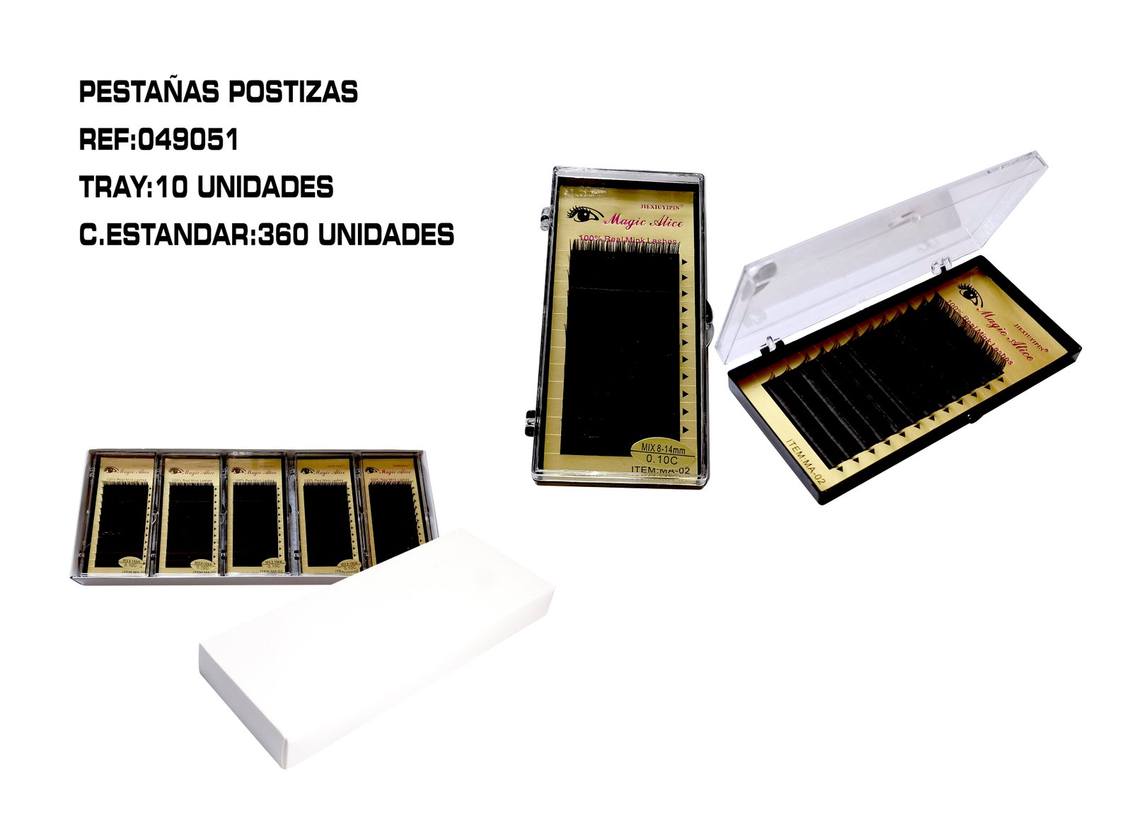 EXTENSION DE PESTAÑAS 0.10CM