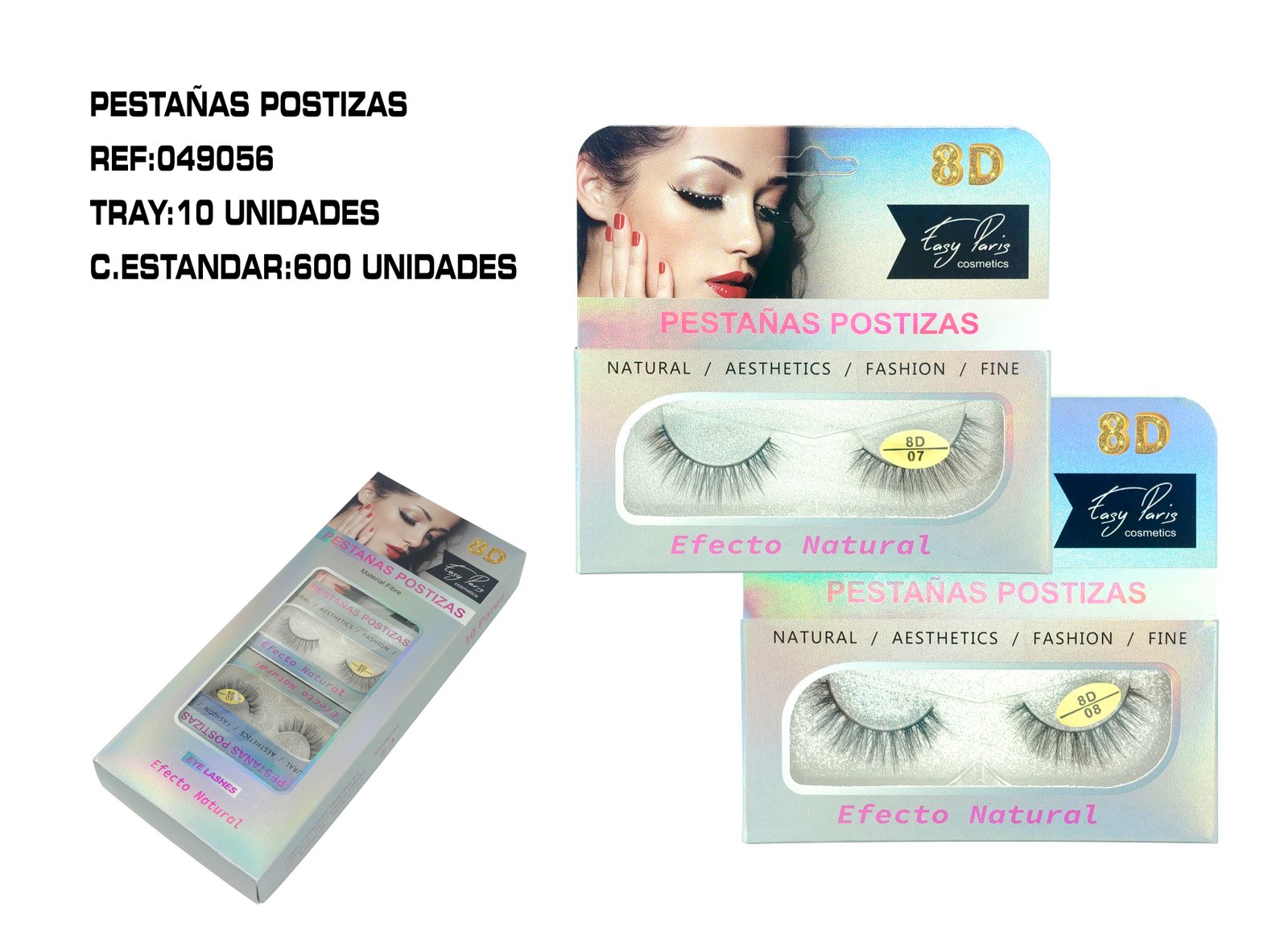 PESTAÑAS POSTIZAS EFECT 8D