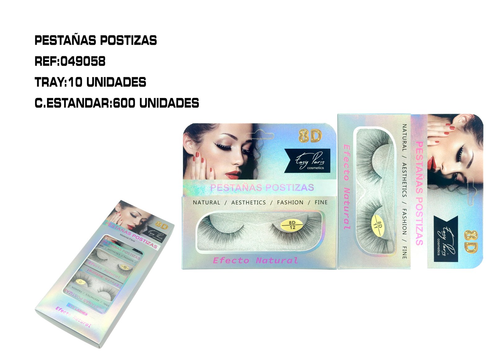 PESTAÑAS POSTIZAS EFECT 8D
