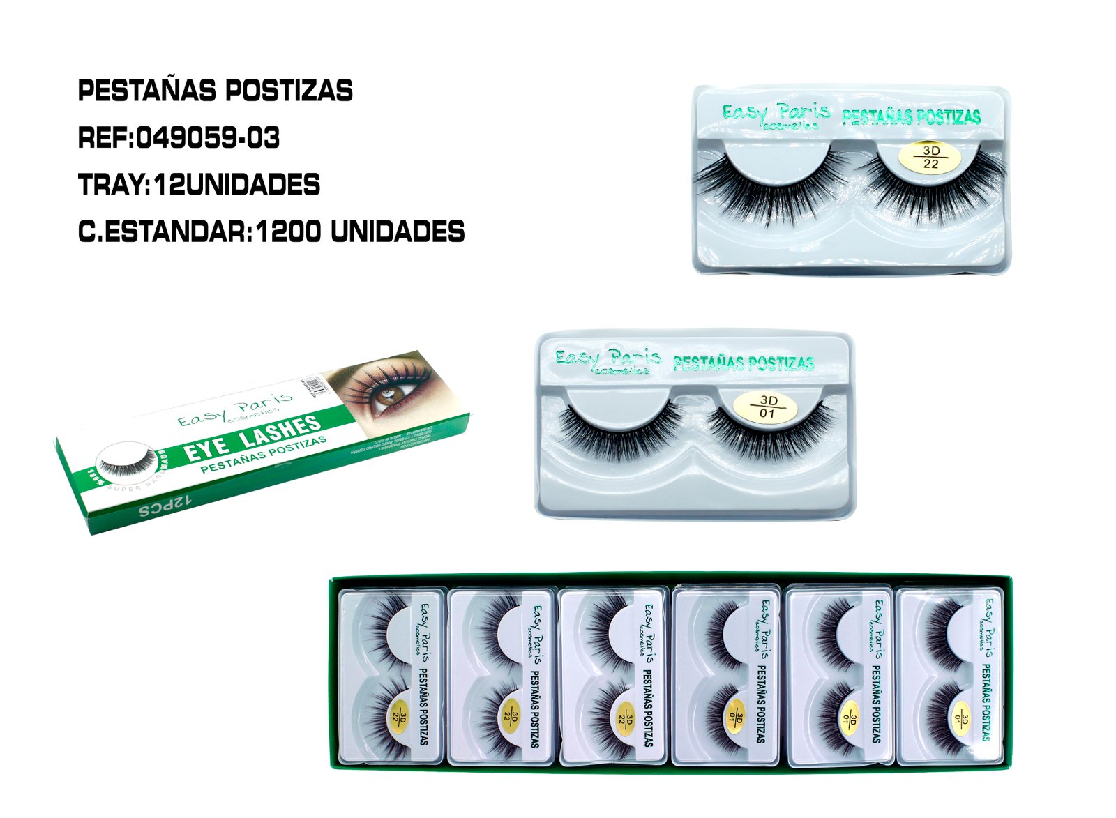PESTAÑA POSTIZAS 3D