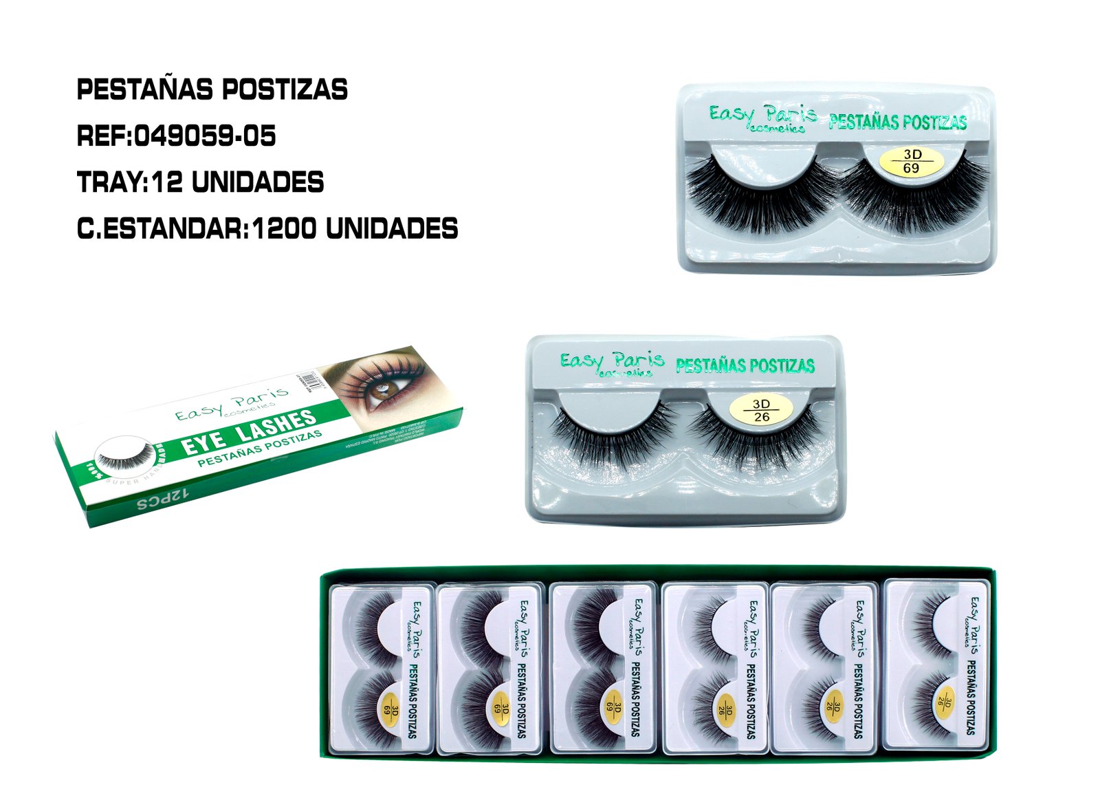PESTAÑA POSTIZAS 3D