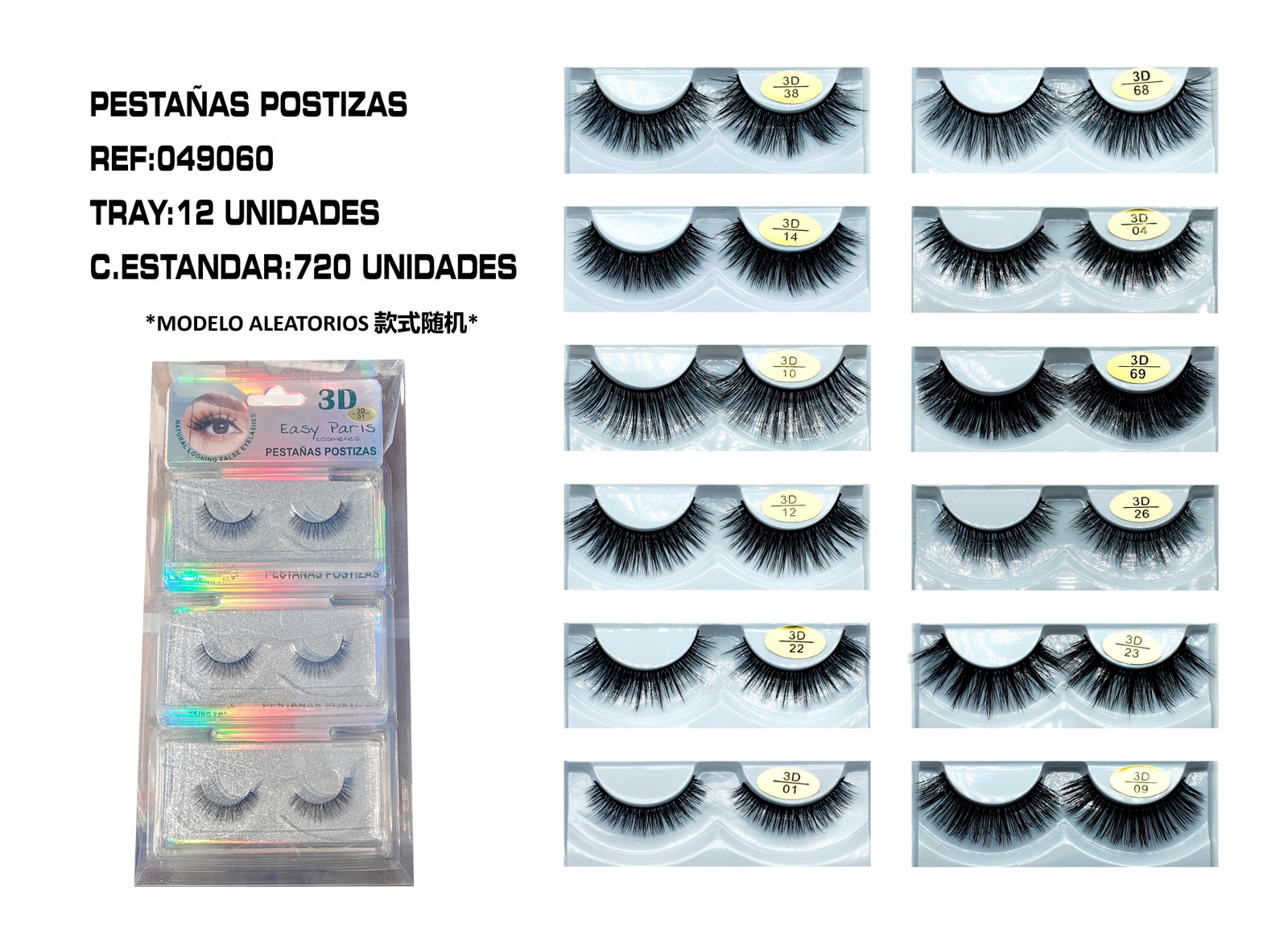 PESTAÑA POSTIZAS 3D SURT