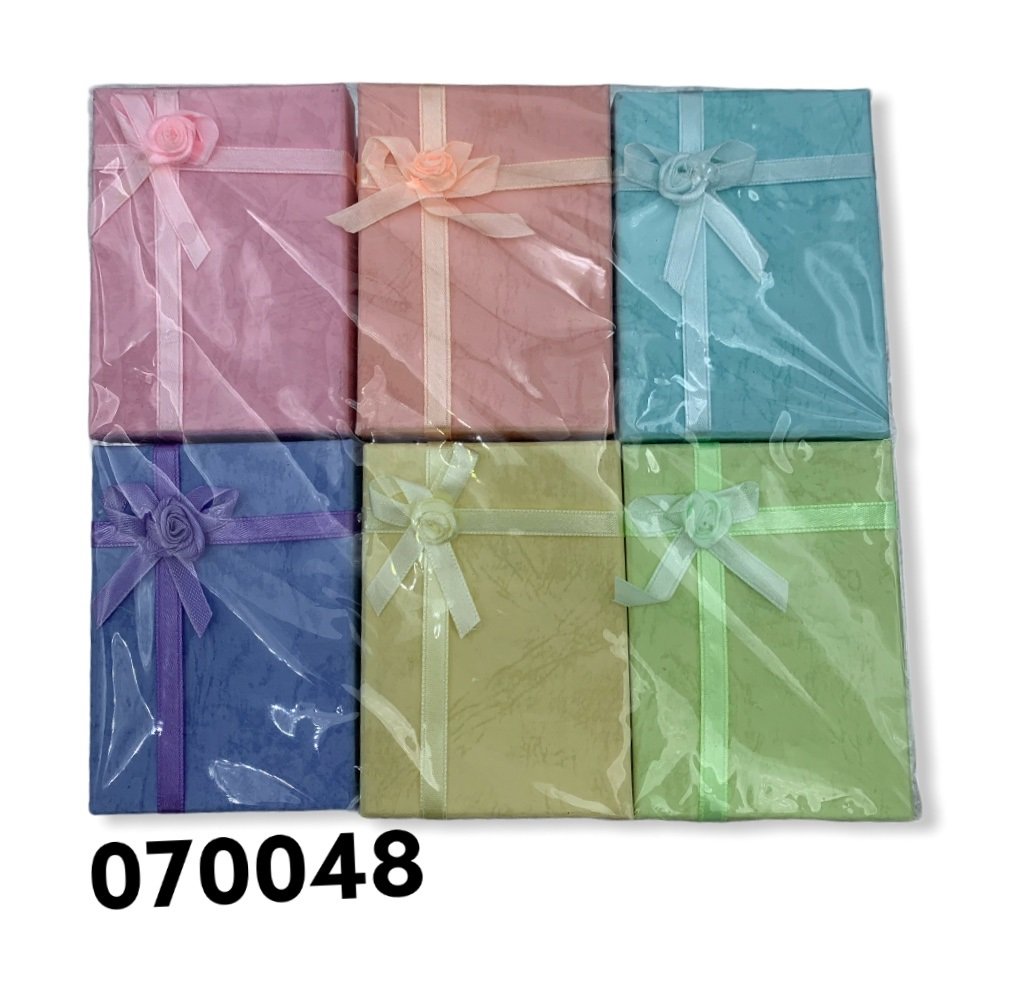 CAJITA DE REGALOS 3 JUEGOS 7*9.5 C/FLOR