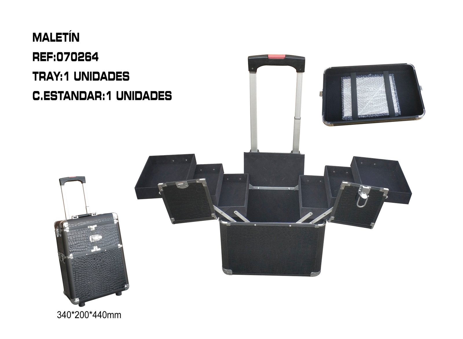 MALETIN TROLLEY VACIO NGR