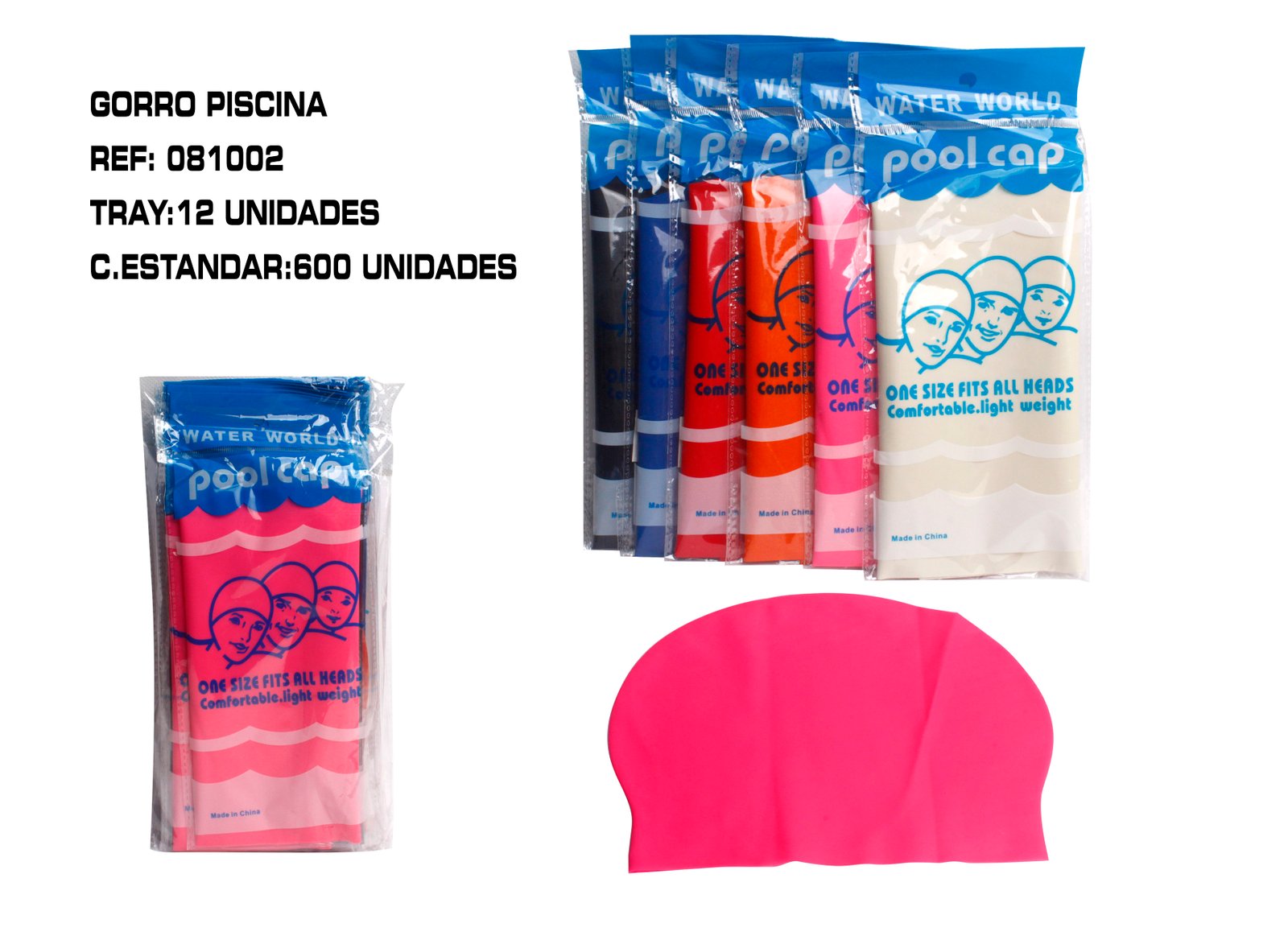 GORRO DE NATACION GOMA