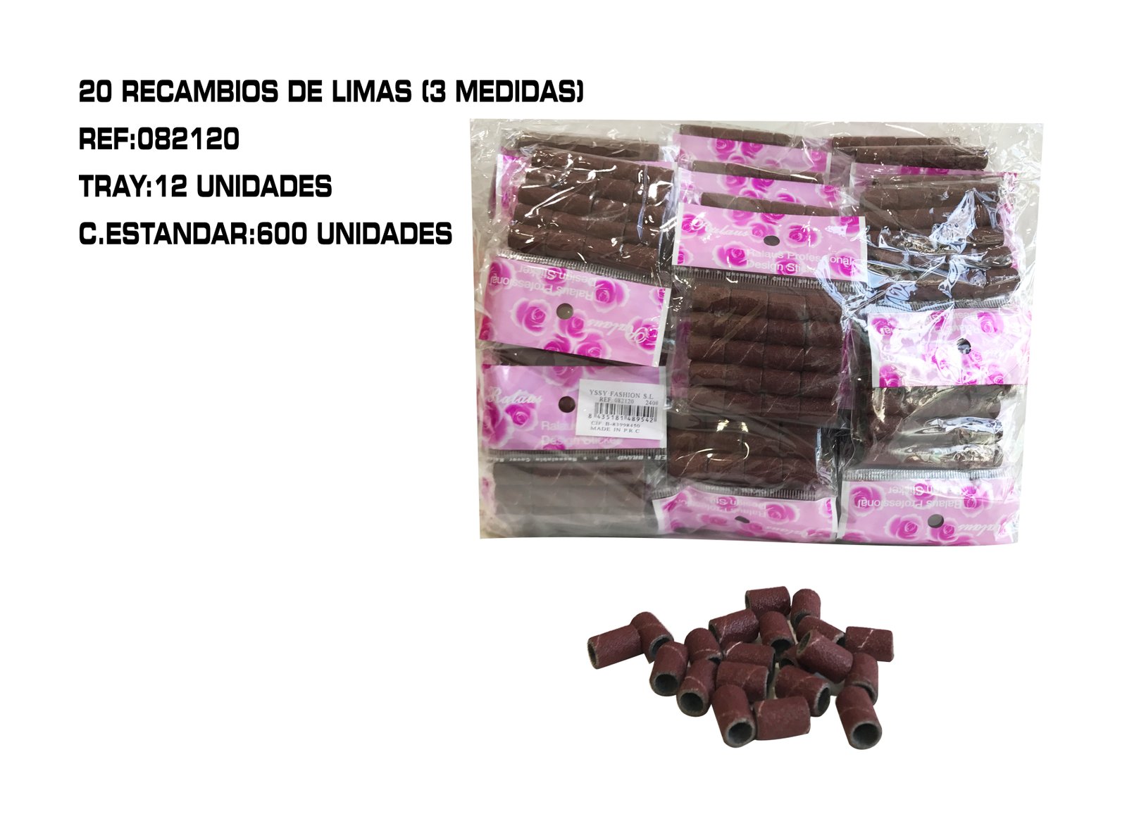 RECAMBIO DE LIMA DE TORNO 600/CAJA