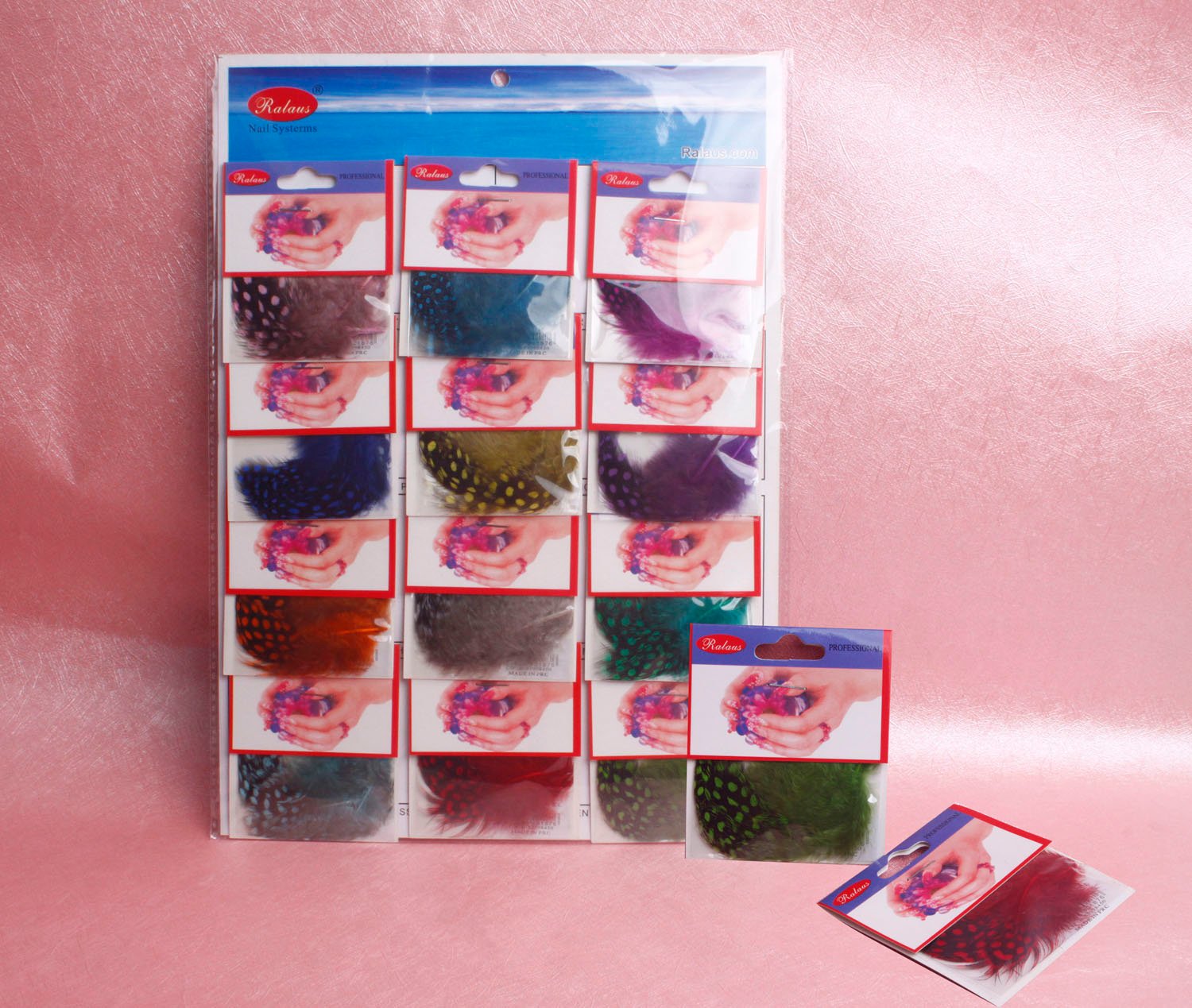 DECORACION DE UÑAS PLUMAS