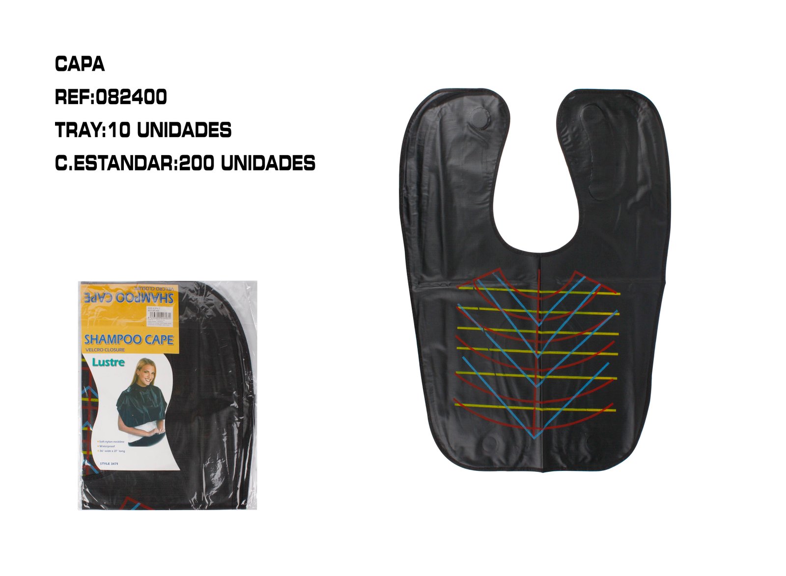 CUBRE HOMBRO PARA PELUQUERIA